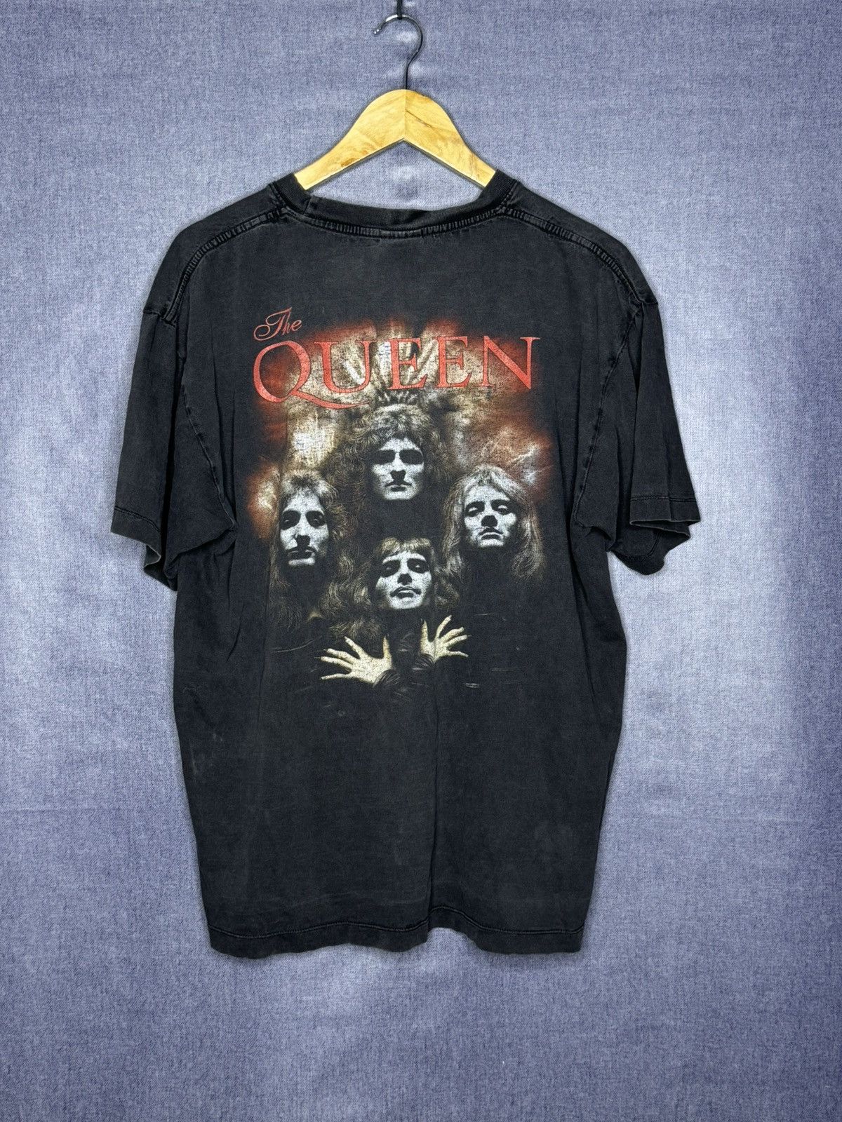 Vintage Vintage Queen T Shirt Rock@Tees Retro Band Freddie Mercury Size US XL / EU 56 / 4 - 3 Thumbnail