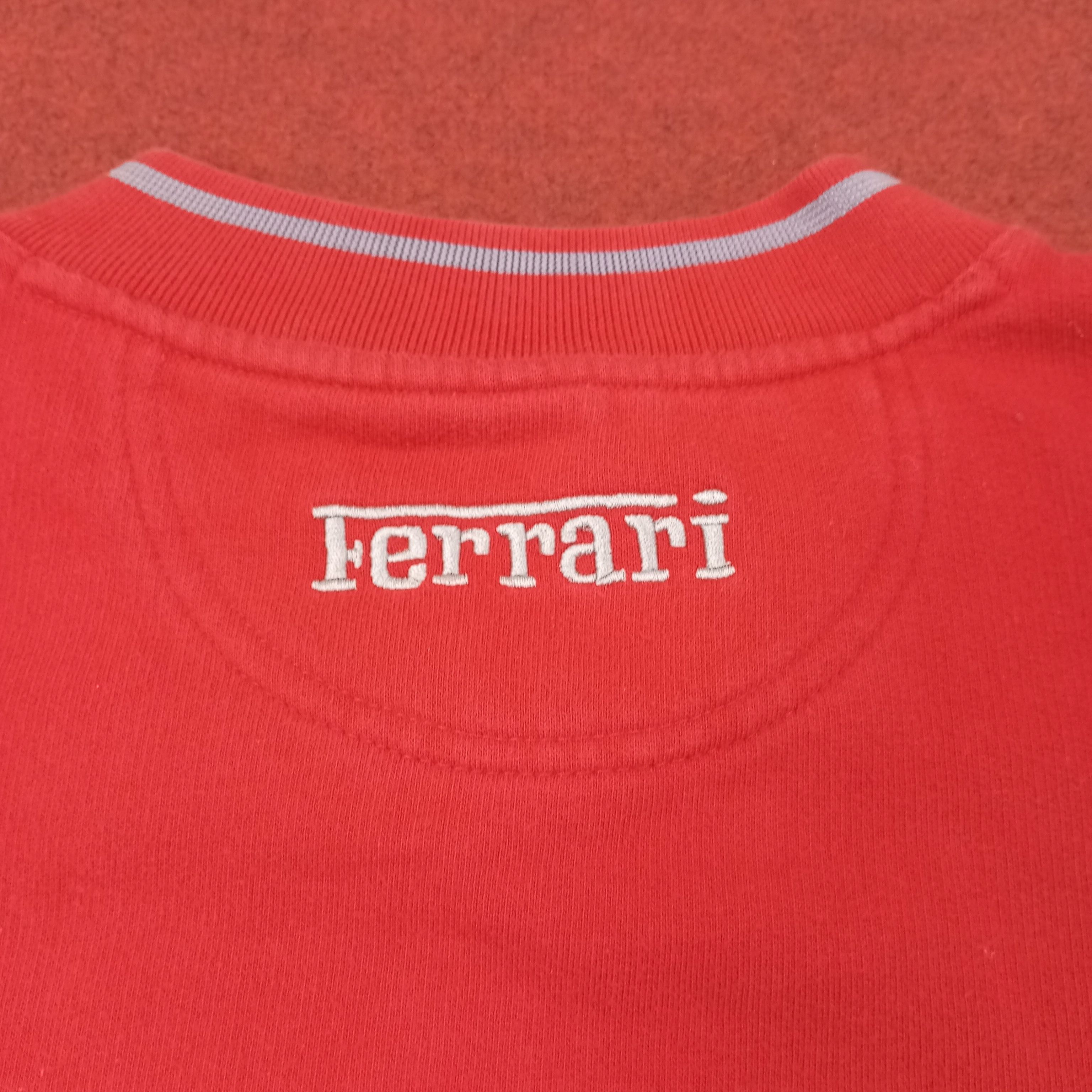 Ferrari Motorsports Logo Design Sweatshirt c241n23