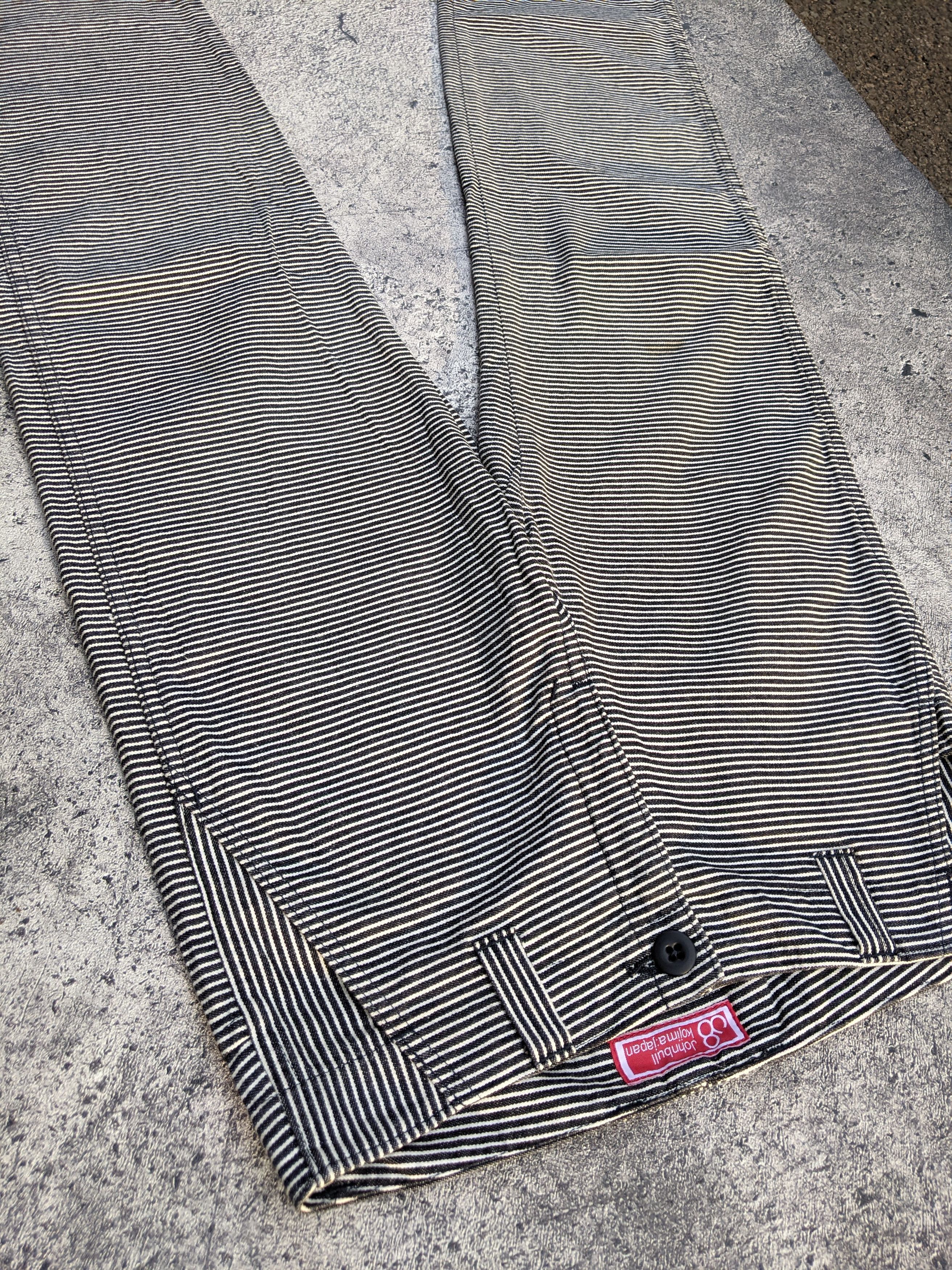 Japanese Brand × Johnbull John Bull Kojima Factory Japan Prisoner Hickory Stripe Pants Size 30" / US 8 / IT 44 - 12 Thumbnail