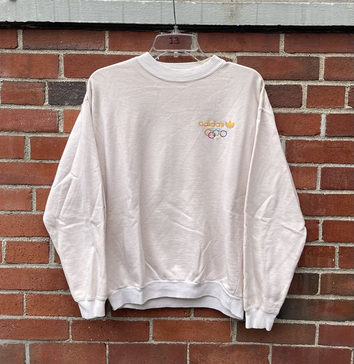 Adidas Vintage 80s Adidas Olympic Games Embroidered Crewneck Size US M / EU 48-50 / 2 - 1 Thumbnail