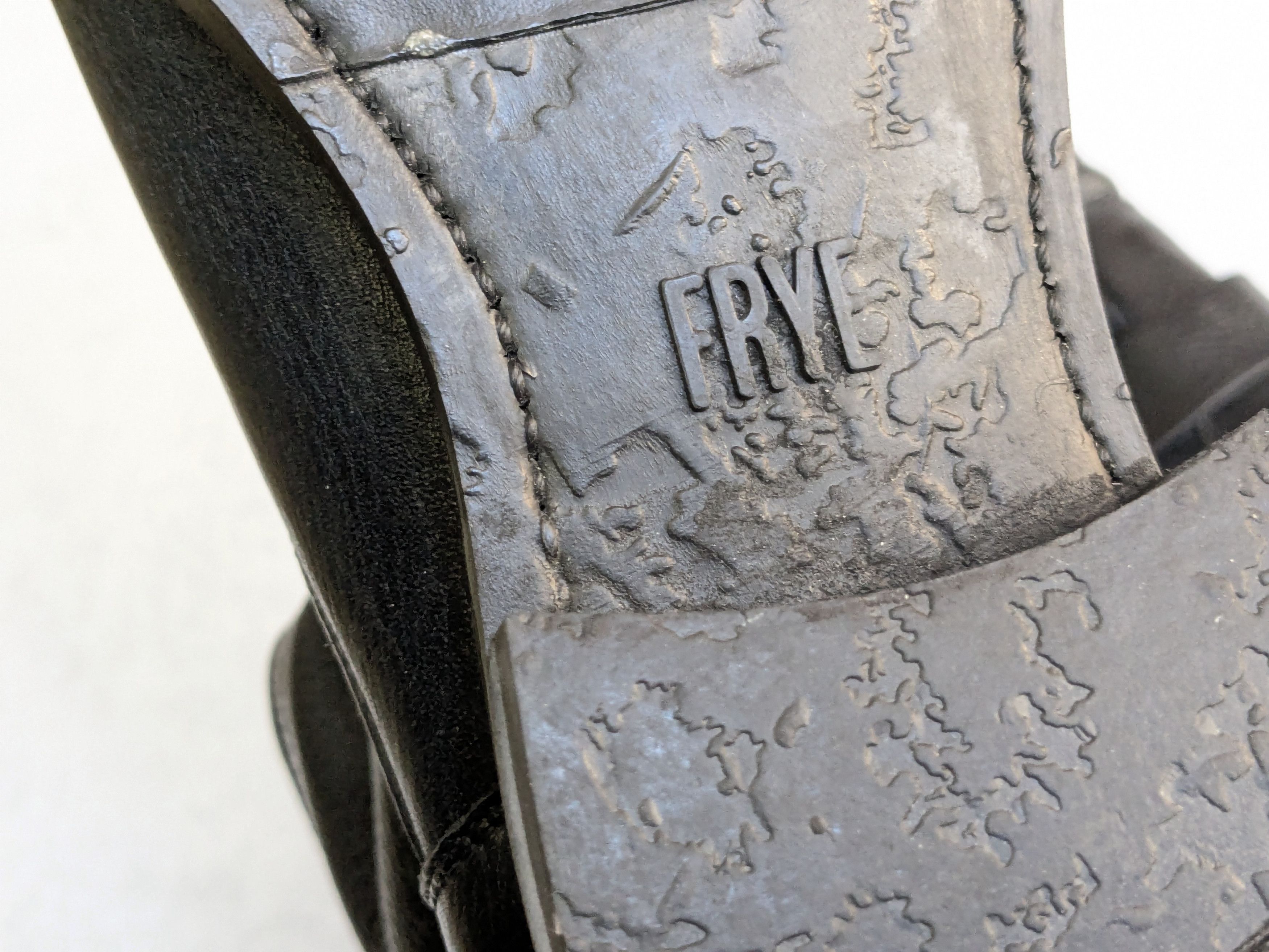 Frye Frye Engineer Boots Black 7 Leather Buckle Size US 7 / EU 40 - 15 Thumbnail