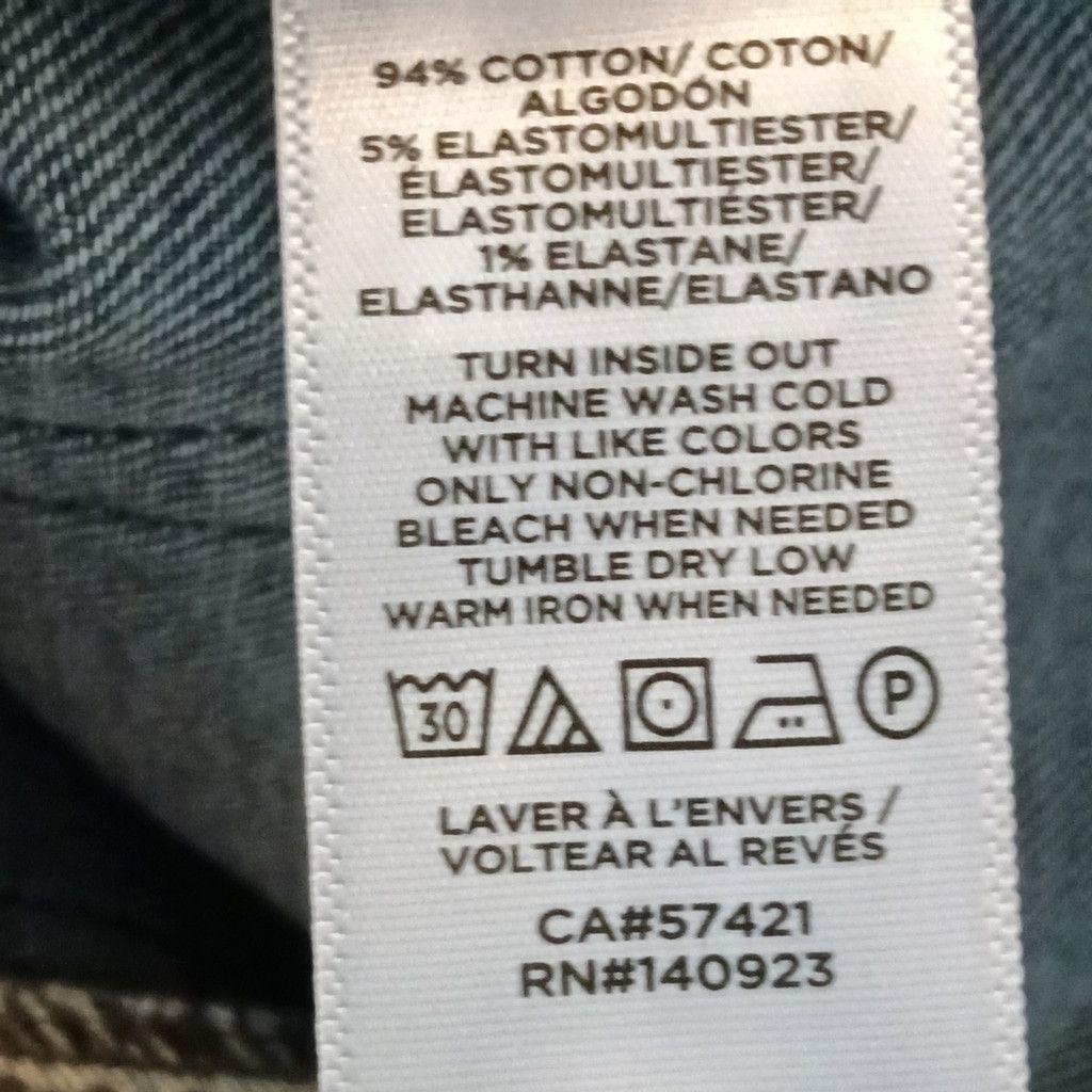 Loft LOFT Button Front Skinny Jeans Light Vapor Gray Size 29 NWT Size 29" - 9 Thumbnail