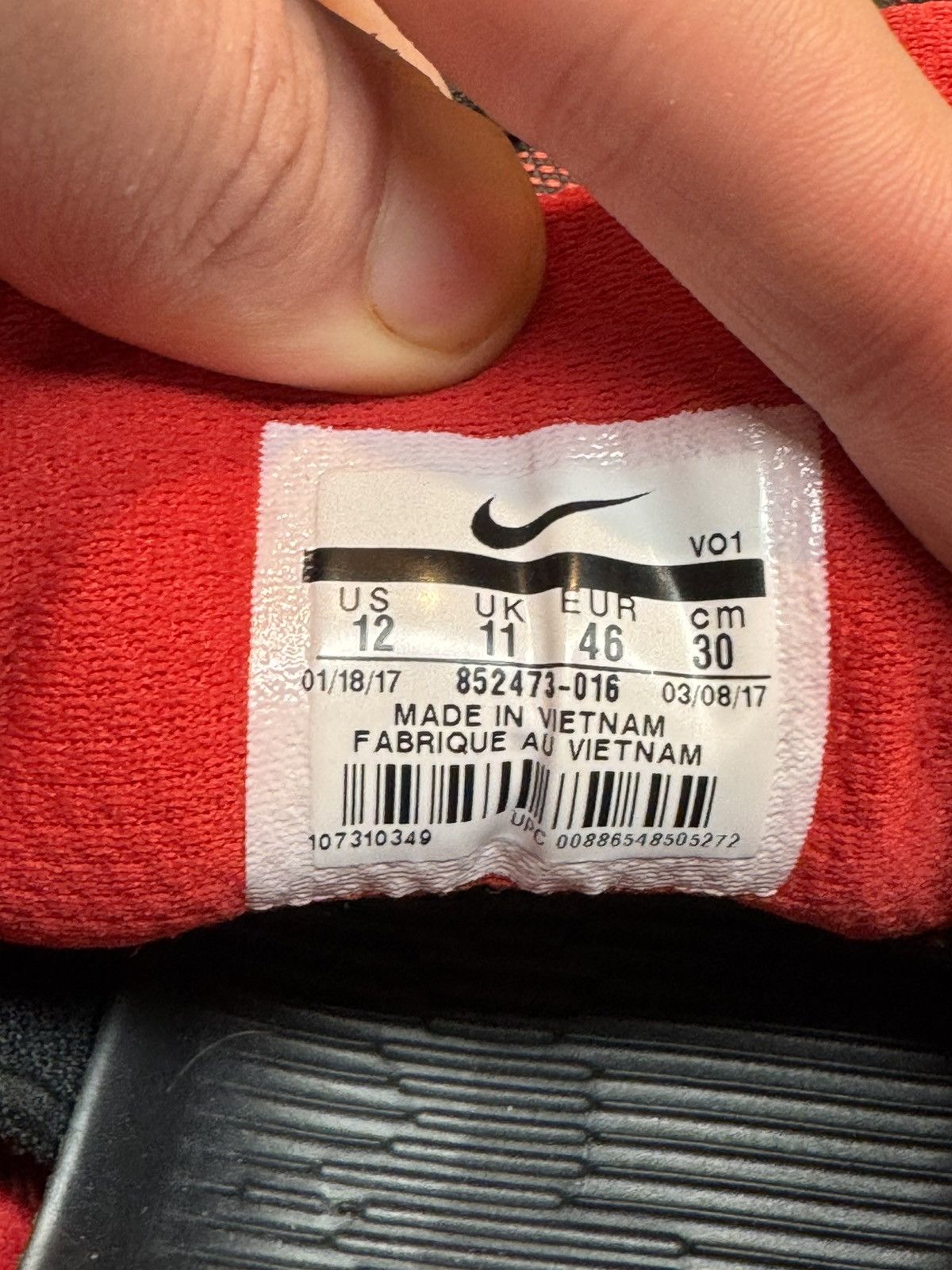 Nike Nike Mamba Instinct Bred Size 12 Size US 12 / EU 45 - 8 Thumbnail