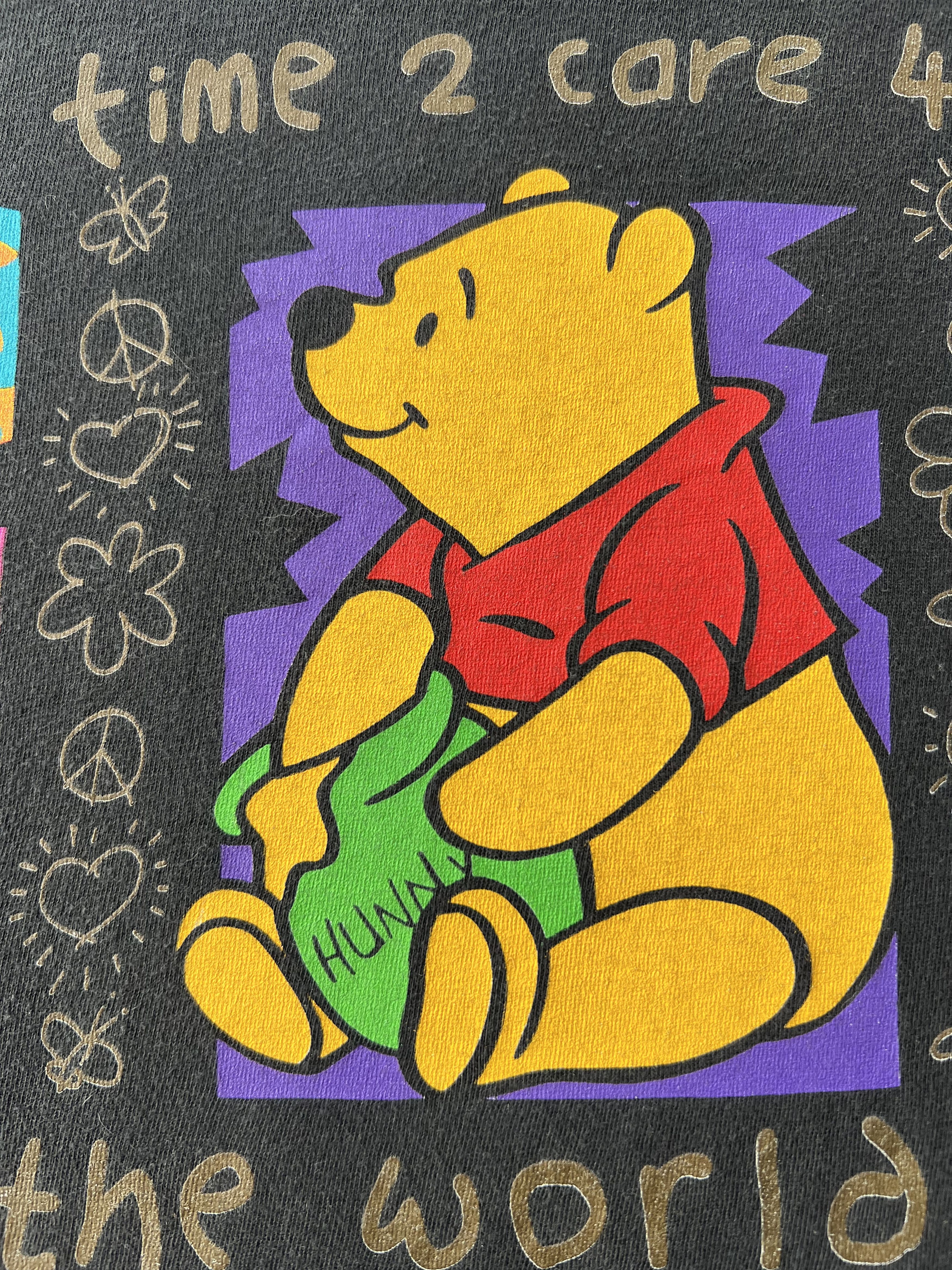 Disney Vintage 90s Winnie The Pooh Disney Cartoon T-shirt Size US XL / EU 56 / 4 - 5 Thumbnail