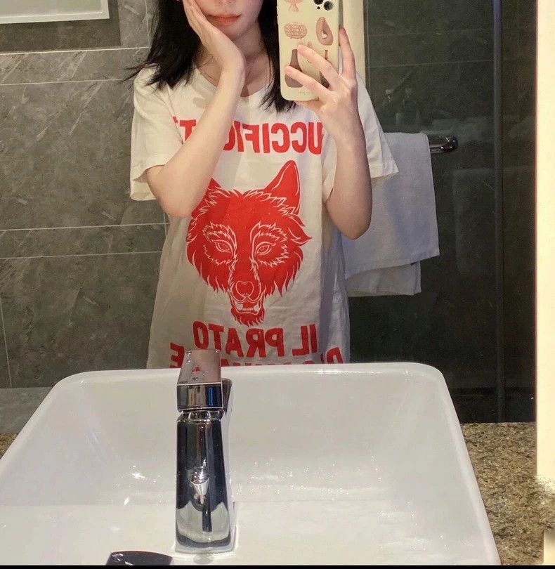 Gucci Gucci Logo pattern printed round-neck cotton short-sleeved Size US S / EU 44-46 / 1 - 9 Thumbnail