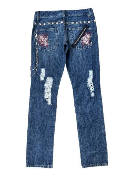 Japanese Brand VINTAGE JAPANESE BRAND DISTRESSED PUNK BONDAGE STYLE Size US 34 / EU 50 - 2 Thumbnail