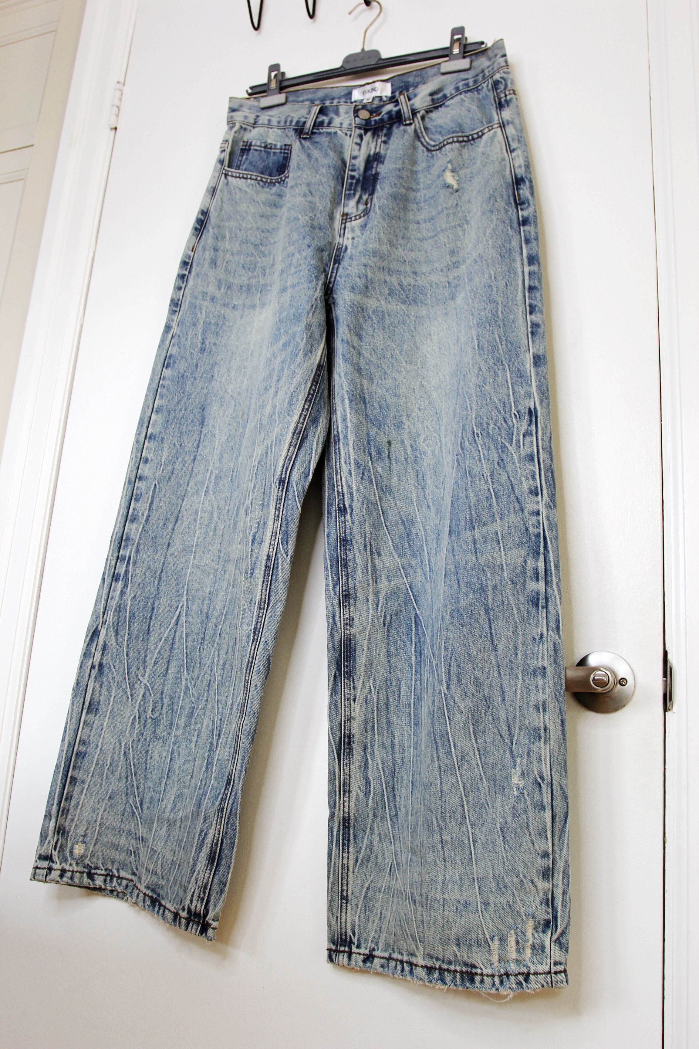 Other BNWT SS25 FOUND DISTRESSED FADED JEANS 32 Size US 32 / EU 48 - 5 Thumbnail