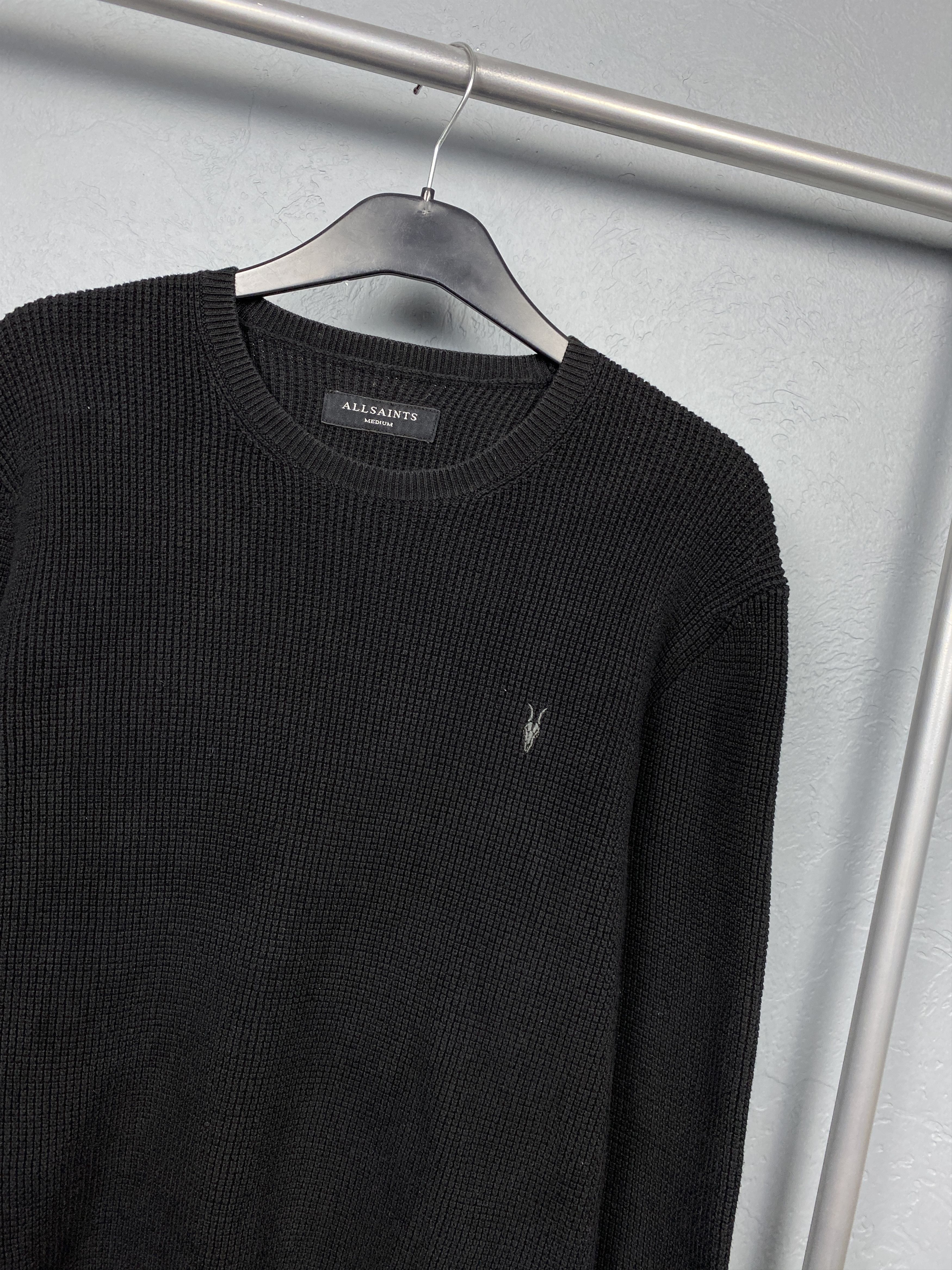 Allsaints Allsaints Mens Trias Crew Neck Knit Sweater Size US M / EU 48-50 / 2 - 2 Thumbnail