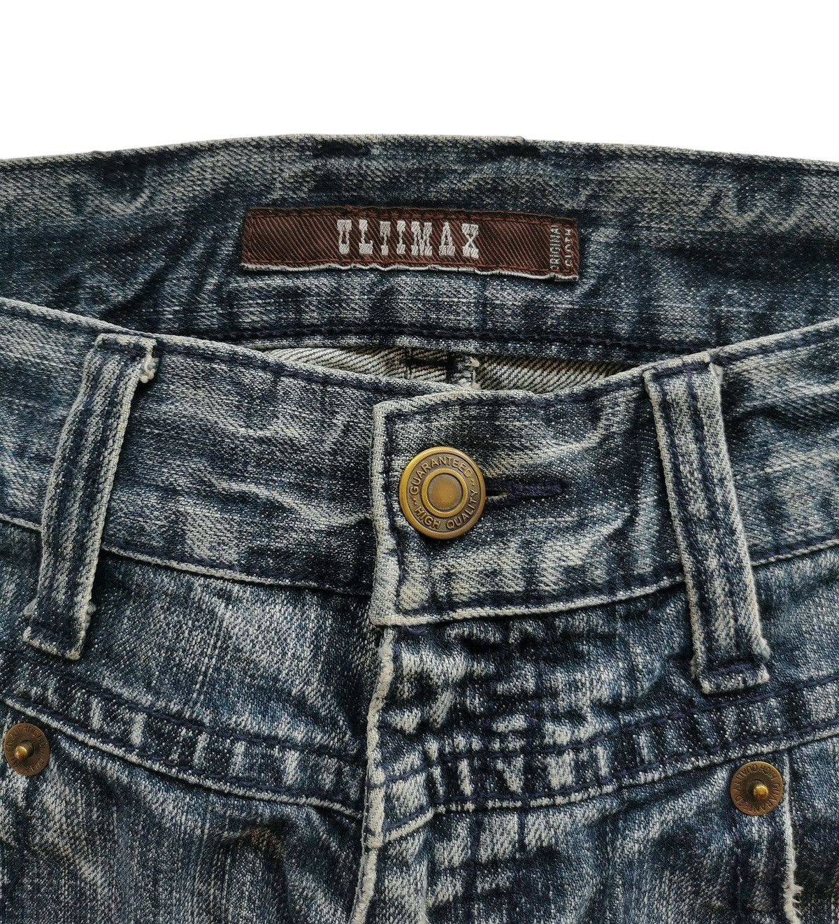 Japanese Brand Ultimax Bootcuts Studded Embroidery Pockets Jeans Size 32x31 Size US 32 / EU 48 - 9 Thumbnail