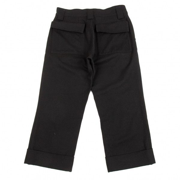 Yohji Yamamoto [Size 2] Y's Felt Wool Cropped Trousers Size 29" - 2 Thumbnail