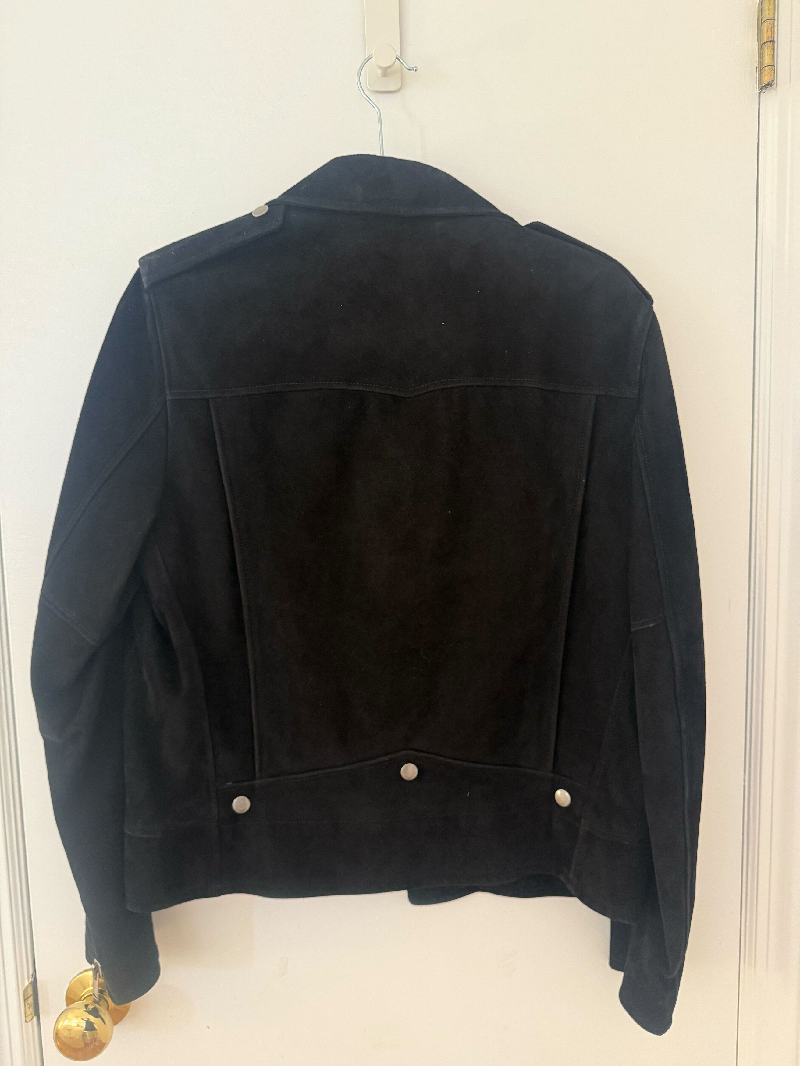 Saint Laurent Paris Saint Laurent Mens Suede Biker Jacket Size 50 Size US M / EU 48-50 / 2 - 3 Thumbnail