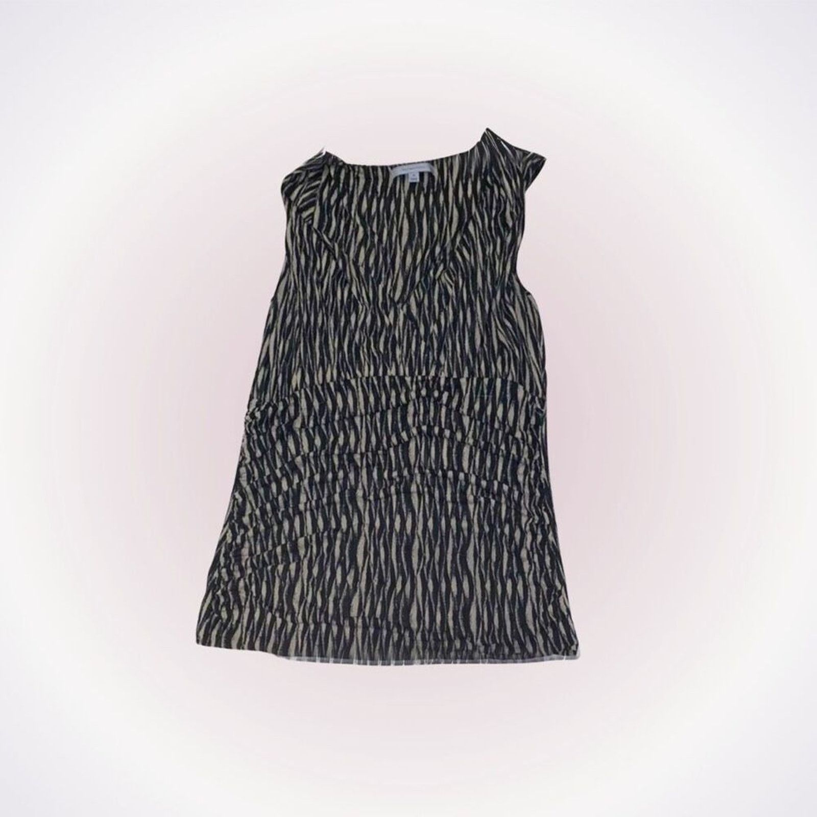 Other Classiques Entier Abstract Patterned V-Neck Tank Top | Sz M Size M / US 6-8 / IT 42-44 - 1 Thumbnail