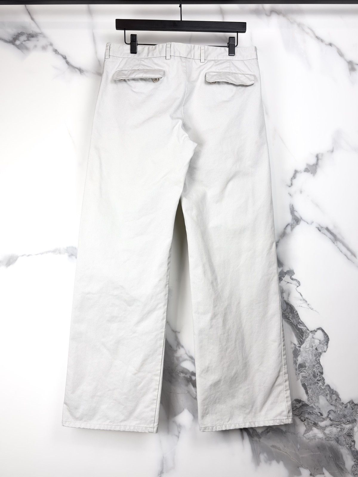 Dior × Hedi Slimane SS05 Dior Homme Beck Wide Leg Buttoned Trousers Pants Size US 32 / EU 48 - 2 Thumbnail