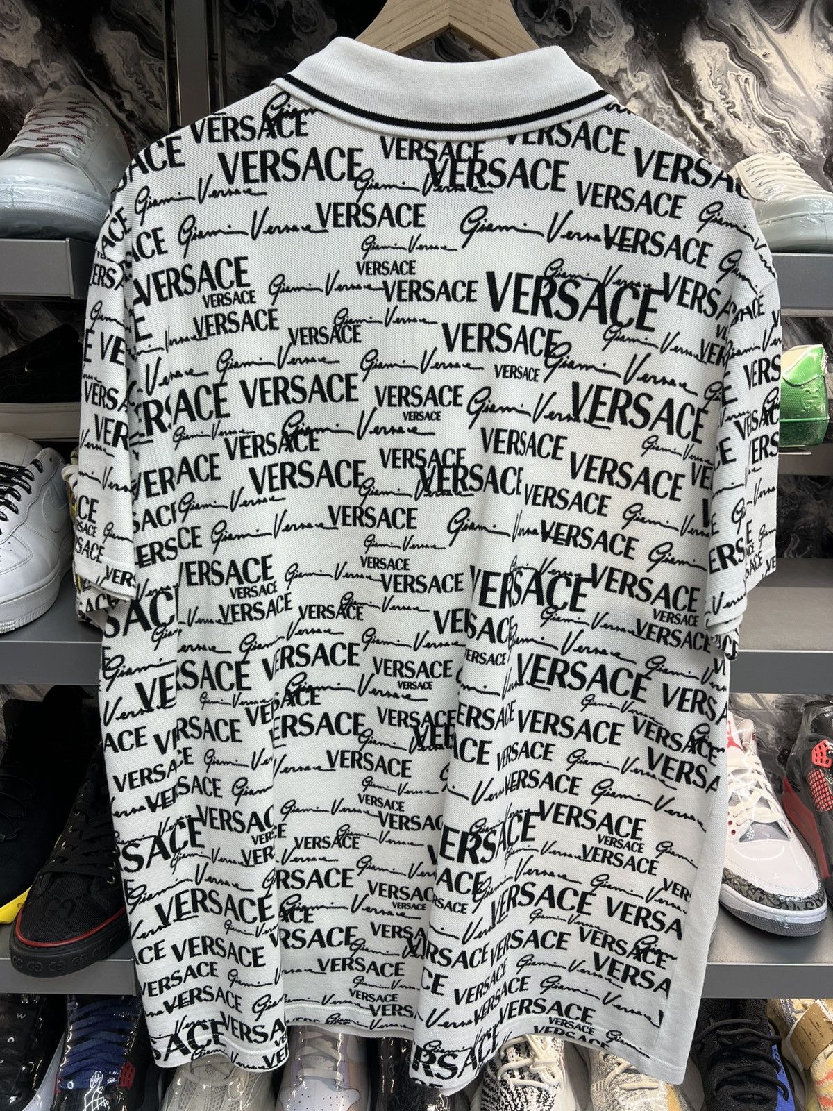 Versace Versace White Polo Tee Size US XXL / EU 58 / 5 - 2 Thumbnail