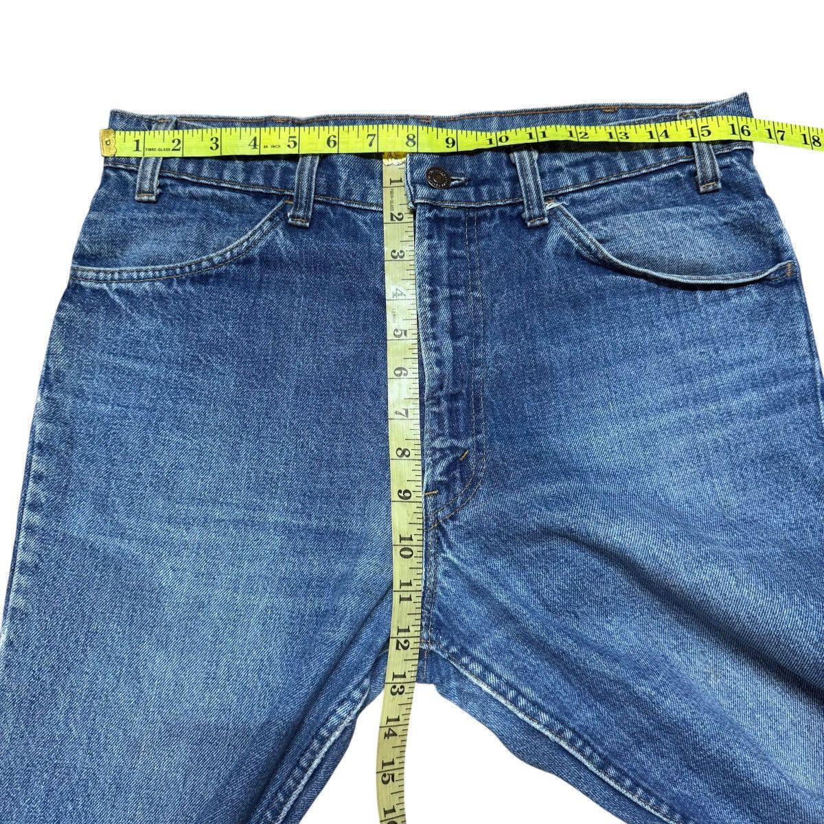 Levi's Vintage 80s Levis 646 Bell Bottom Jeans #8 Orangetab Size US 33 - 18 Thumbnail