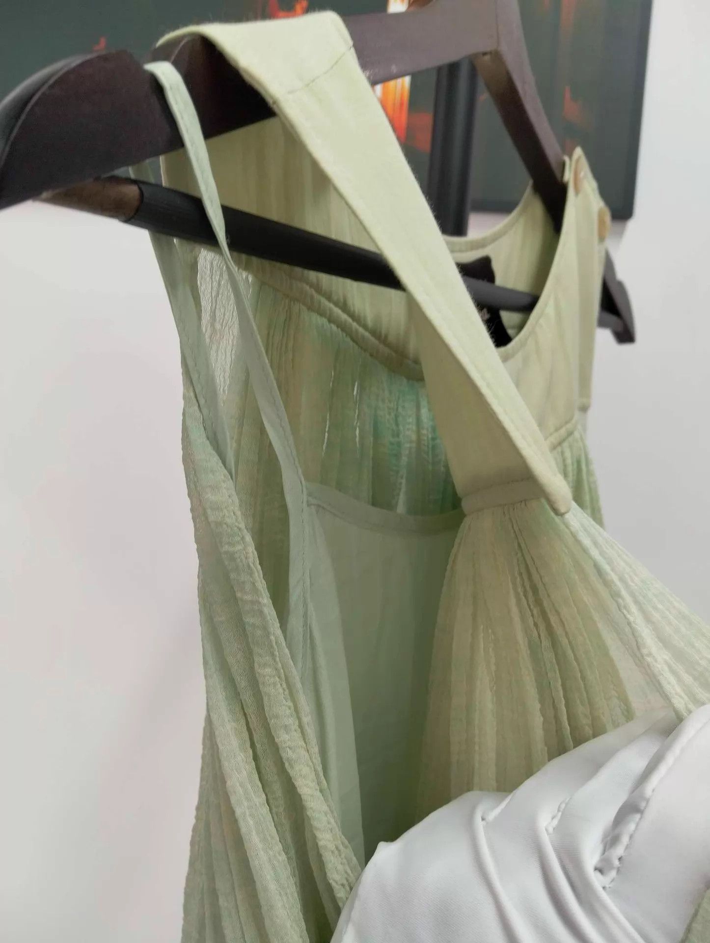 Loewe LOEWE Green Long Dress with Camisole 36 Size XS / US 0-2 / IT 36-38 - 6 Thumbnail