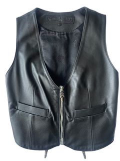 Chrome Hearts Leather Vest | Grailed