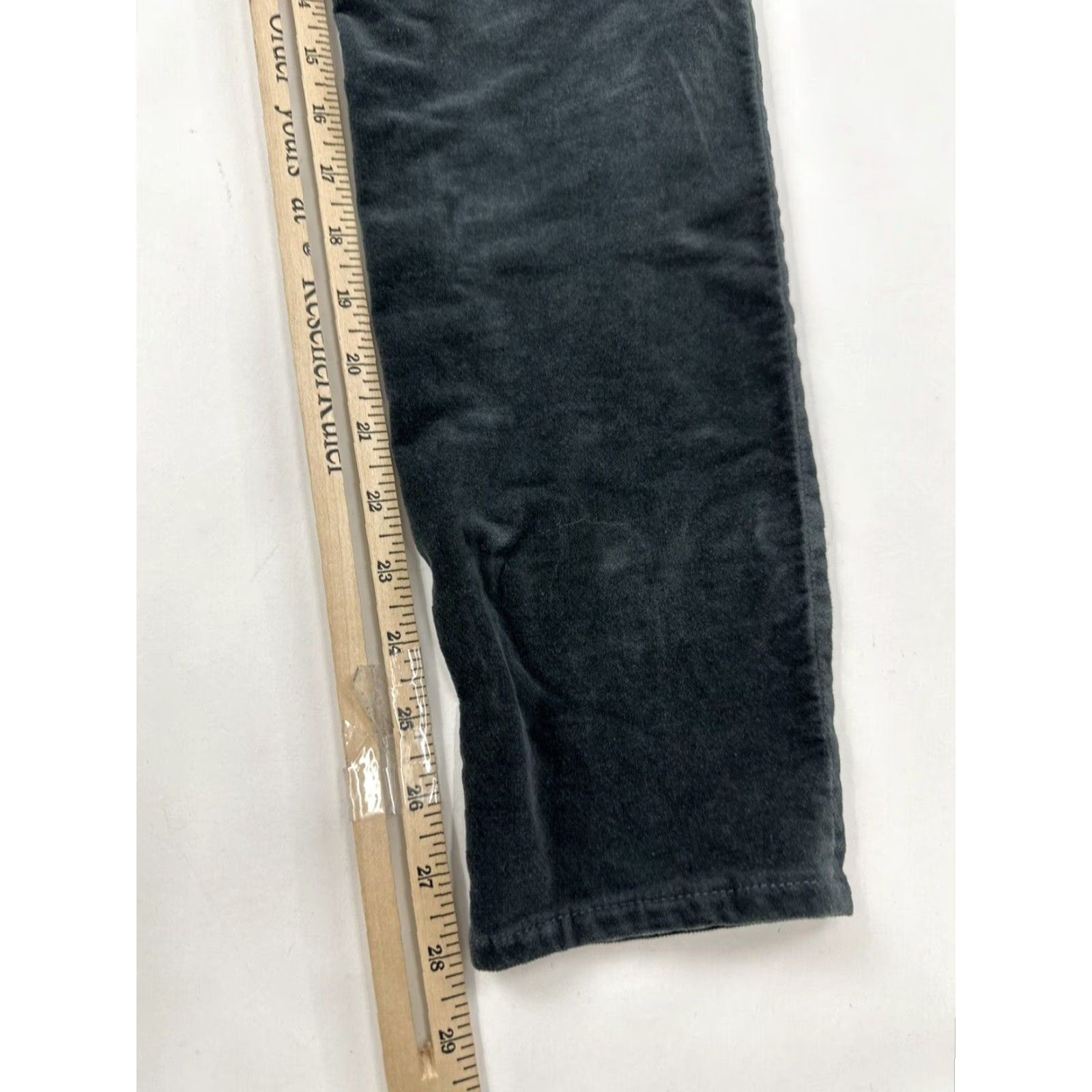 J.Crew J.Crew Pants Women’s Size 26 Dark Grey Velour Skinny Velour Gray Toothpick Skinny Jeans Ankle 26 Women Mens? Size 26" / US 2 / IT 38 - 6 Thumbnail