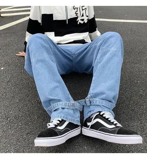 Jean Skateboard Baggy Carpenter Denim Jeans Cargo y2k Size US 32 / EU 48 - 4 Thumbnail