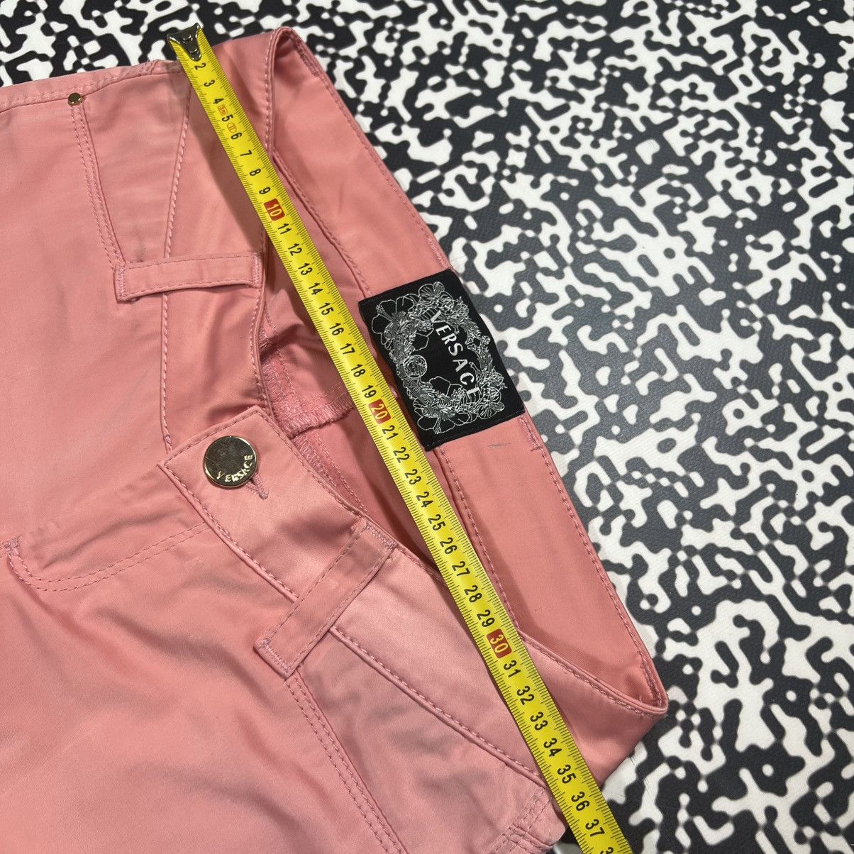 Versace Vintage Y2K Versace Luxury Casual Medusa Logo Pants Size 26" / US 2 / IT 38 - 22 Thumbnail