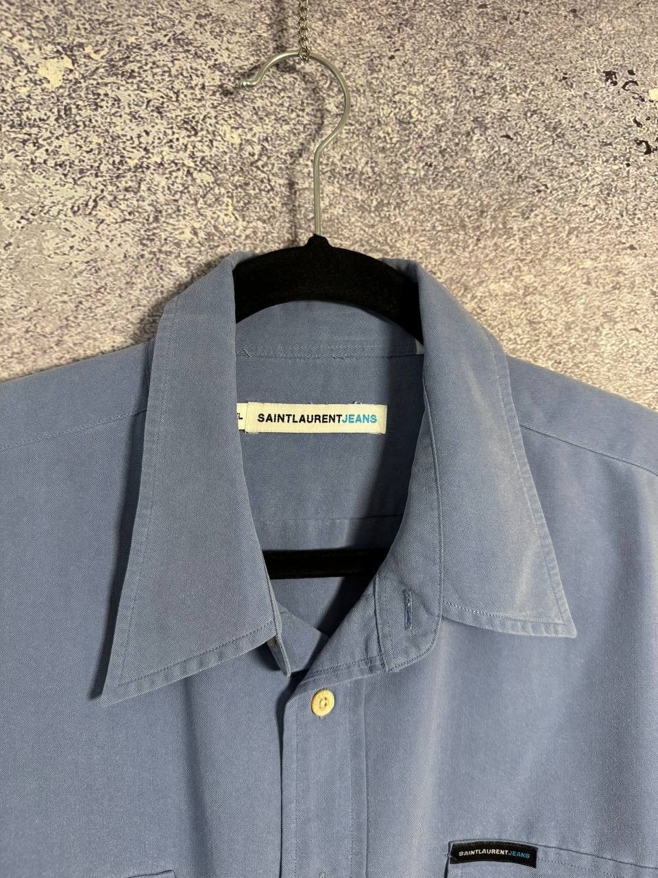 Designer × Saint Laurent Paris × Vintage Vintage Saint Laurent Paris Jeans Shirt XL size Size US XL / EU 56 / 4 - 7 Thumbnail
