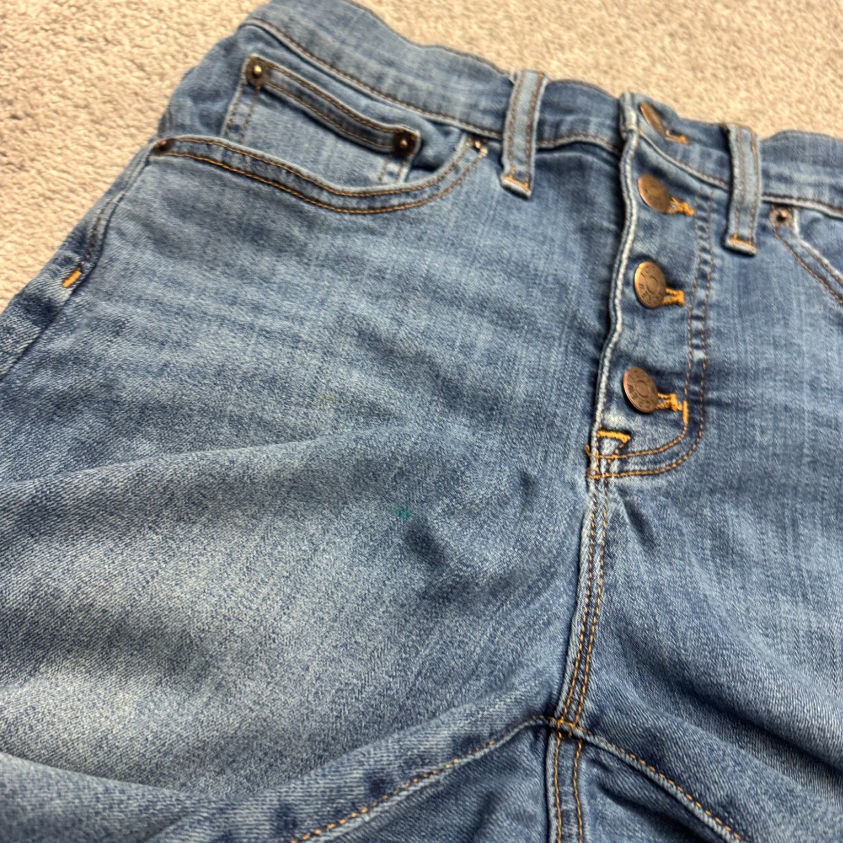 J.Crew J.Crew Jeans Womens 28 High Rise Skinny Button Fly Denim Jeans Blue Medium Wash Regular Fit Belt Loops 5-Pocket Size 28" / US 6 / IT 42 - 5 Thumbnail