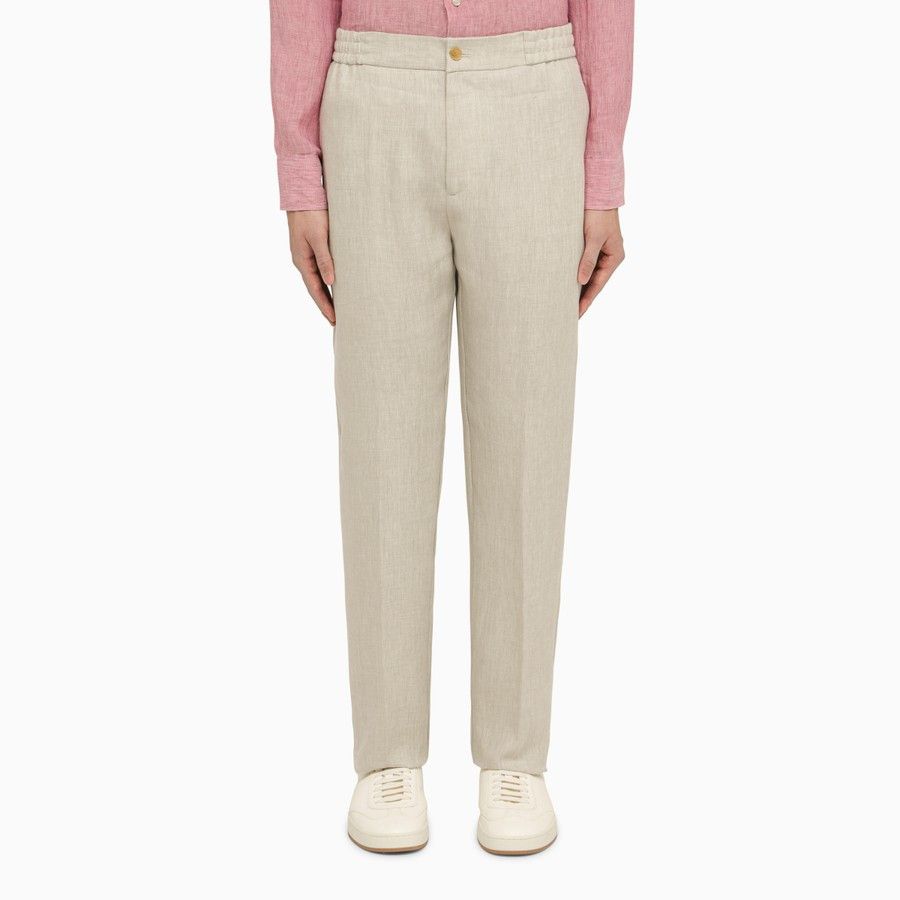 image of Etro O1D2Blof0424 Trousers In White, Men's (Size 36)