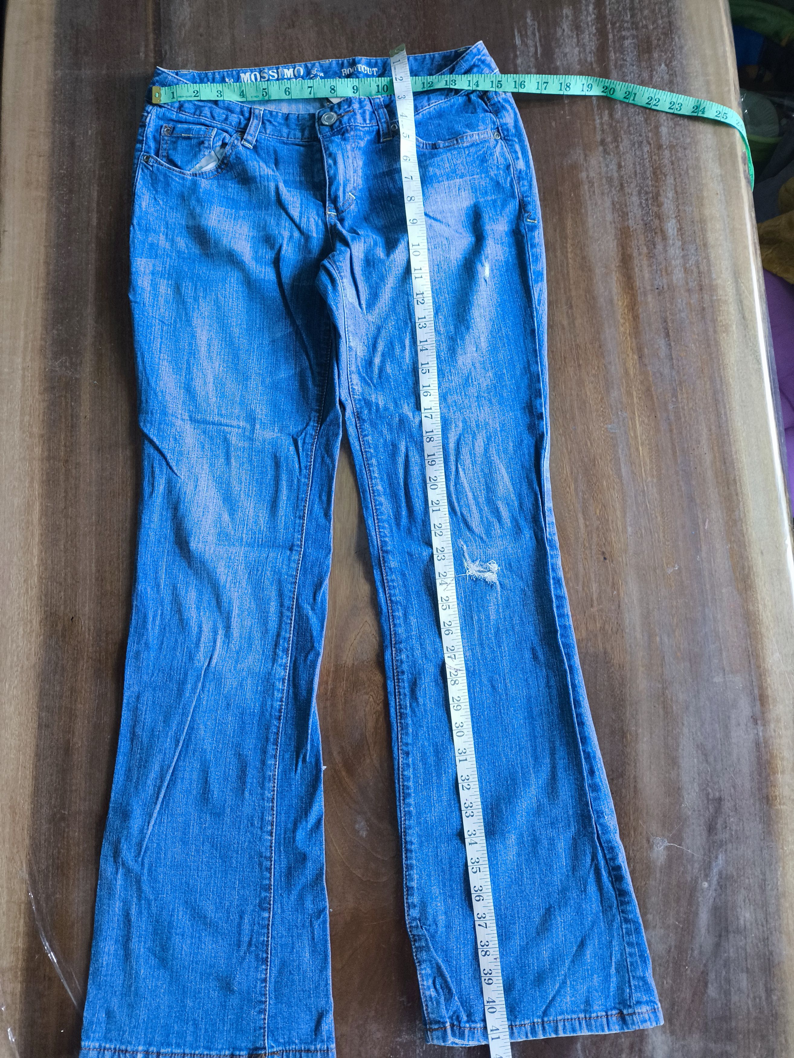 Mossimo Mossimo Supply Co Jeans Womens Blue Low Rise Bootcut 30x40 Size 30" / US 8 / IT 44 - 4 Thumbnail