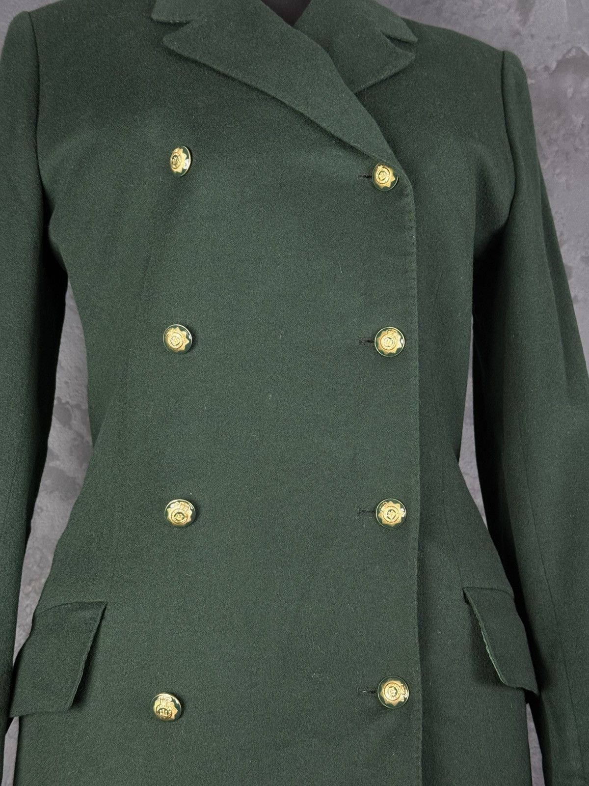Versace Vintage Gianni Versace Double-Breasted Wool Coat Jacket Size M / US 6-8 / IT 42-44 - 8 Thumbnail