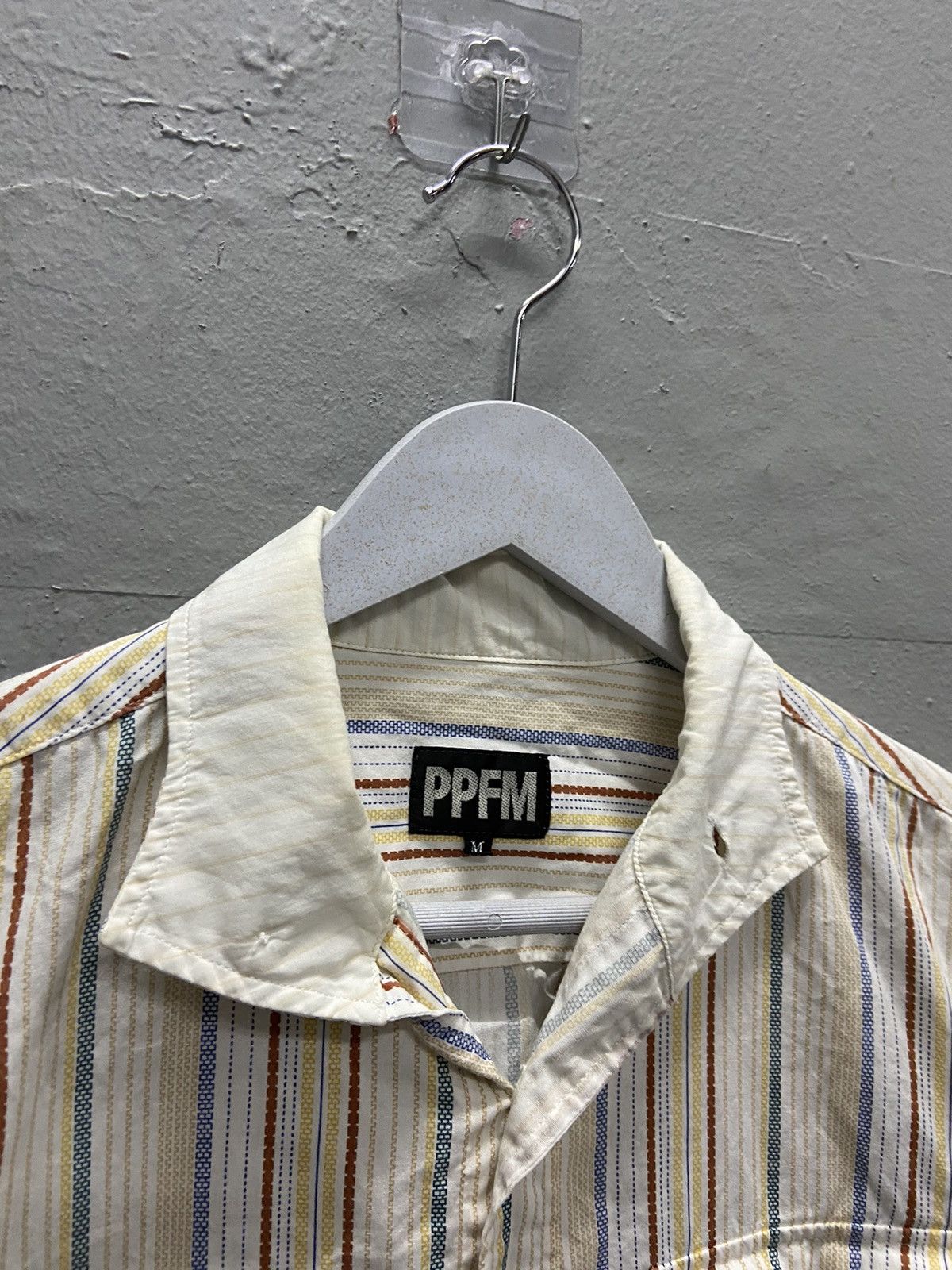PPFM PPFM STRIPED BUTTON UP SHIRT Size US M / EU 48-50 / 2 - 3 Thumbnail