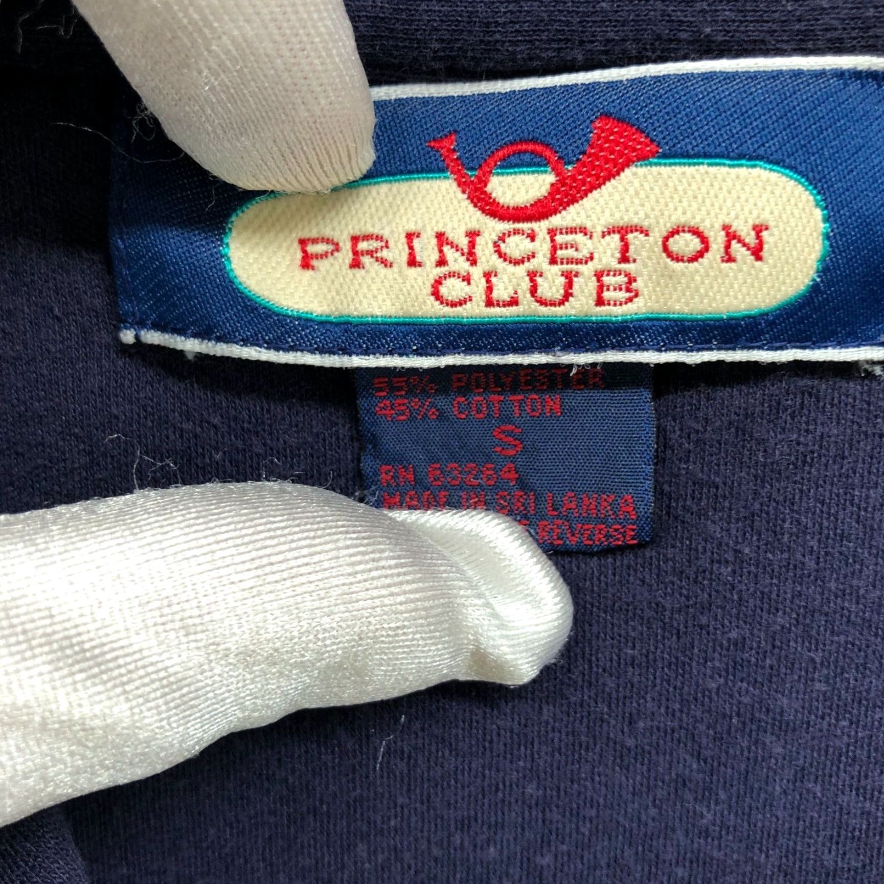 Vintage VINTAGE Princeton Club Polo Shirt Womens S Navy Blue Short Sleeve Preppy Shirt 90s Accessories Embroidered Womens S Size S / US 4 / IT 40 - 6 Thumbnail