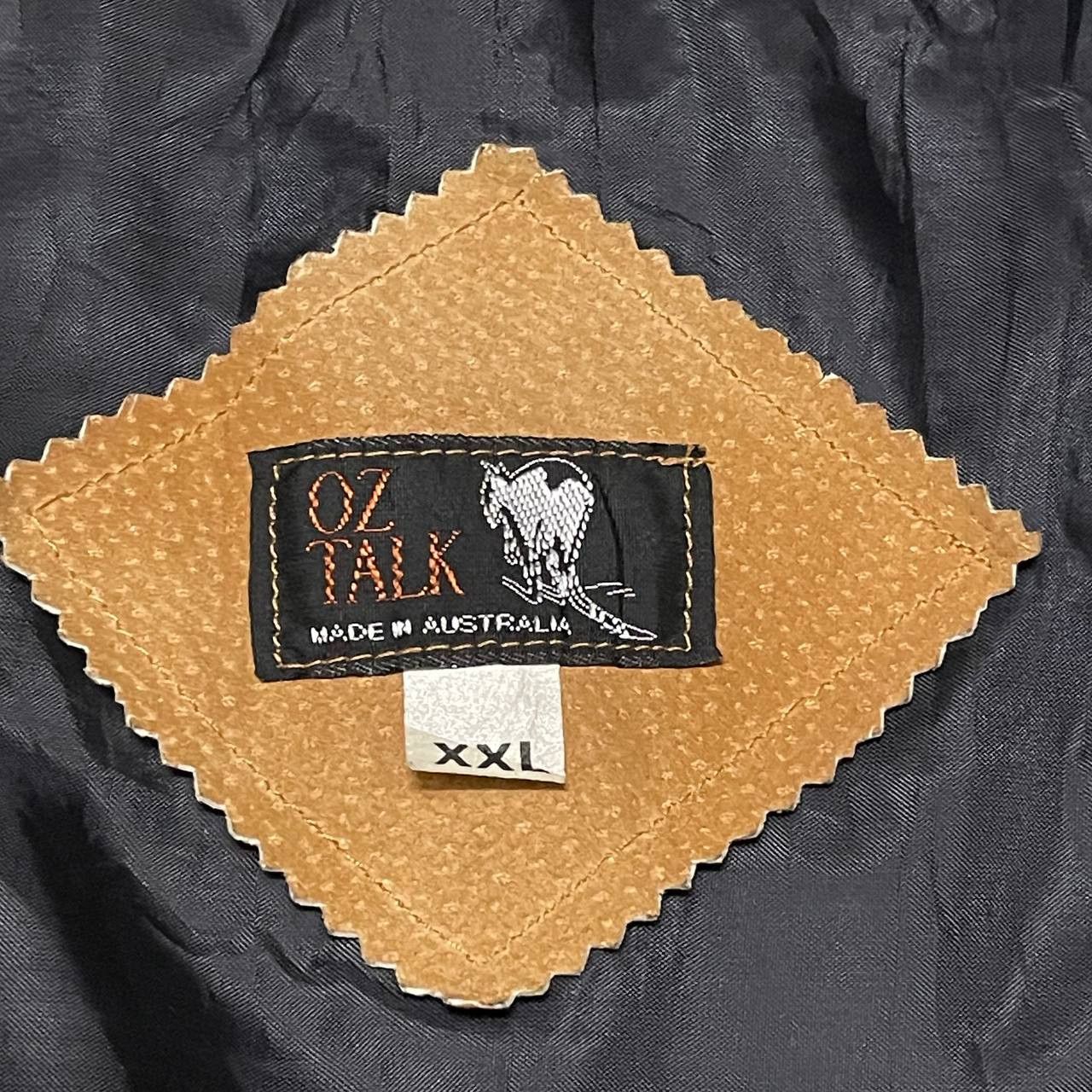 Genuine Leather Vintage OZ Talk Kangaroo Leather Vest Size US XXL / EU 58 / 5 - 6 Thumbnail