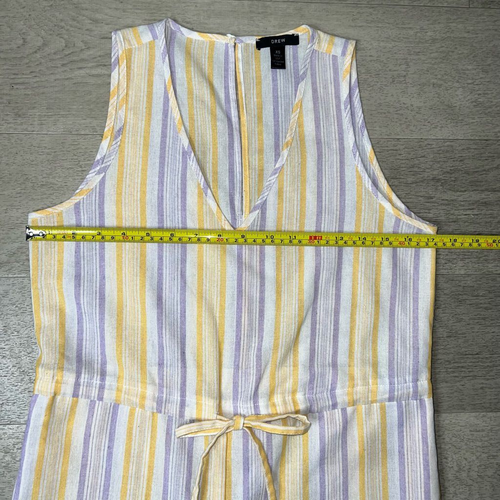 Drew House DREW x Anthropologie, Cole Jumpsuit Striped Sleeveless Wide Size 26" / US 2 / IT 38 - 7 Thumbnail