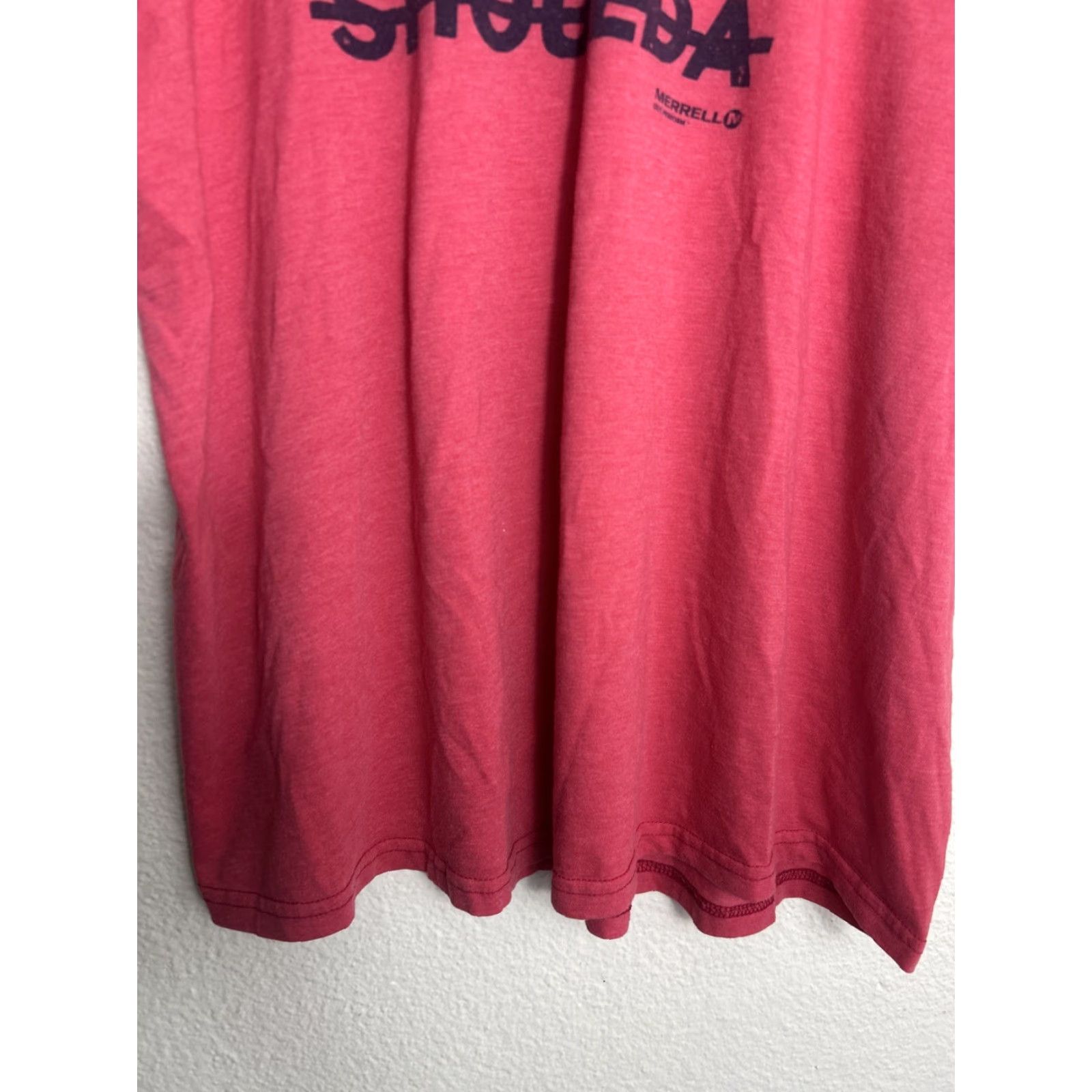Merrell Merrell Mens 2XL Short Sleeve T-Shirt Red No Woulda Coulda Shoulda Shirt Mens Red 2XL Size US XXL / EU 58 / 5 - 7 Thumbnail