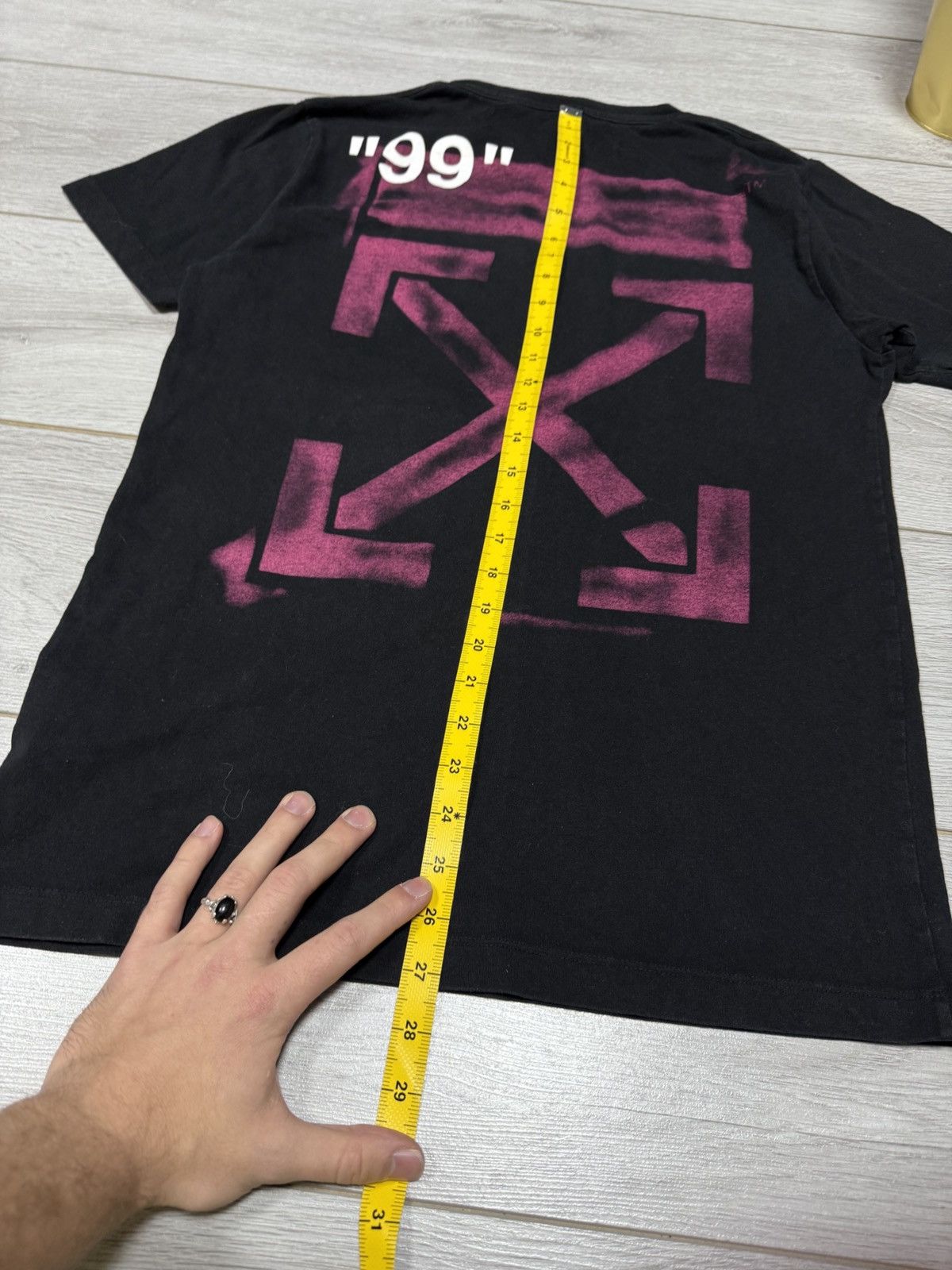 Off-White Off White impressionism pink arrows tee shirt Size US S / EU 44-46 / 1 - 12 Thumbnail