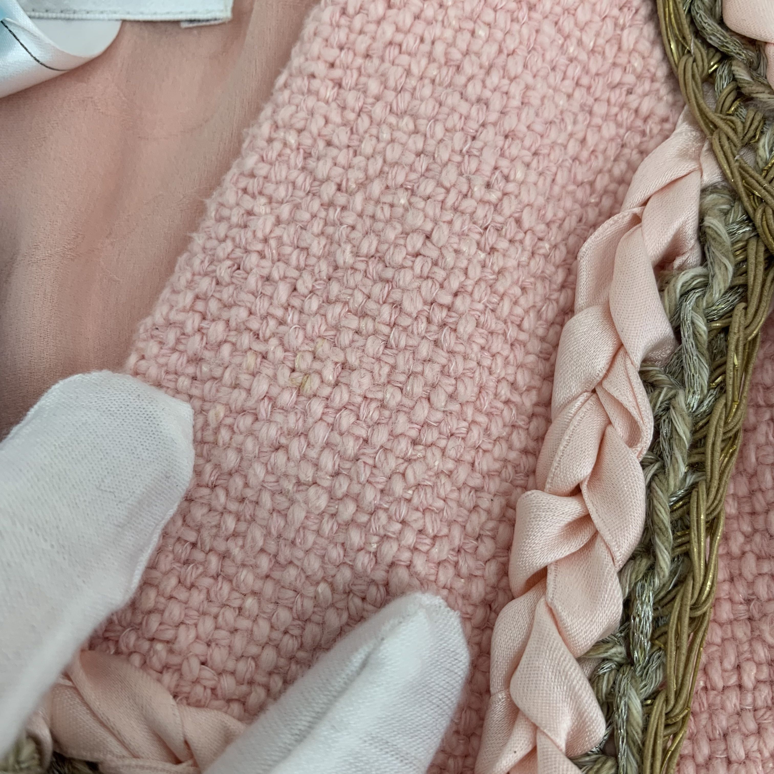 Chanel Chanel Tweed Jacket Seoul Collection Pink (S) Size S / US 4 / IT 40 - 4 Thumbnail