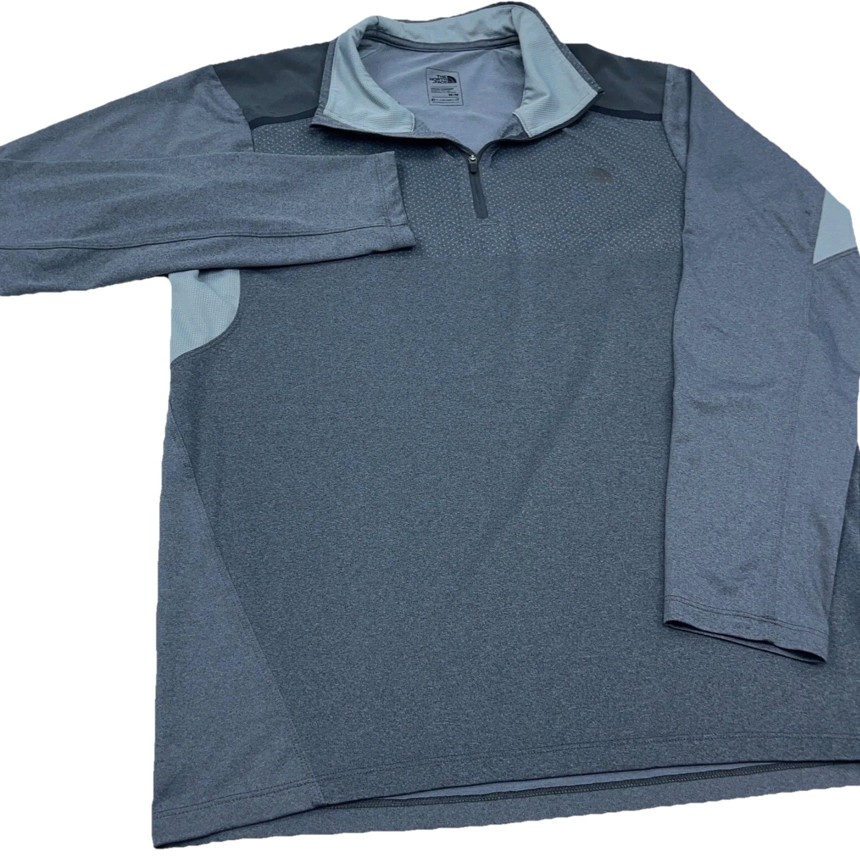 The North Face The North Face Sweater Men M Gray Pullover 1/4 Zip Logo Zipper Performance Mock Neck Casual Size US M / EU 48-50 / 2 - 4 Thumbnail