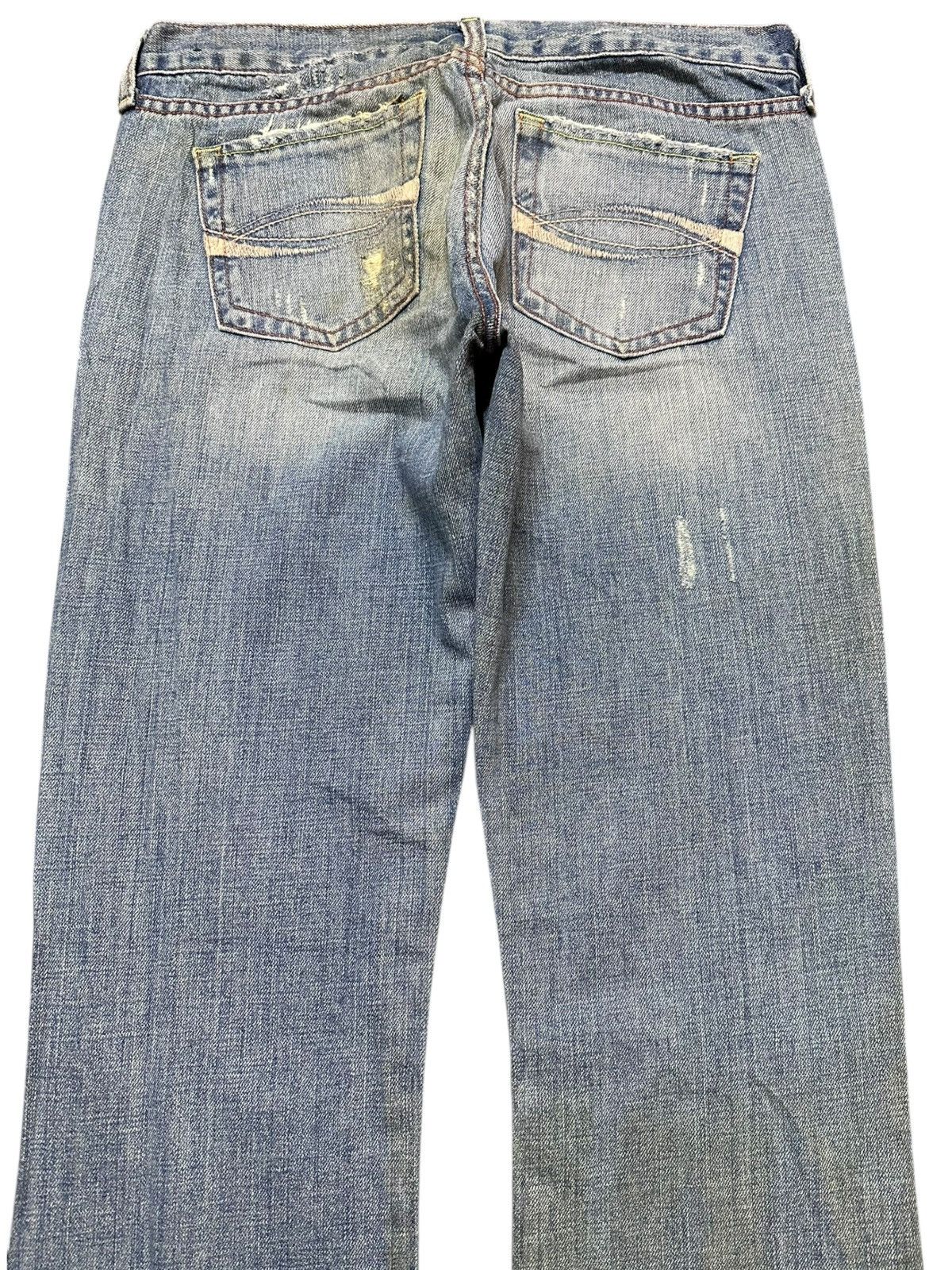 Abercrombie & Fitch Vintage Abercrombie&Fitch Flare Grunge Distressed Denim Size US 29 - 6 Thumbnail