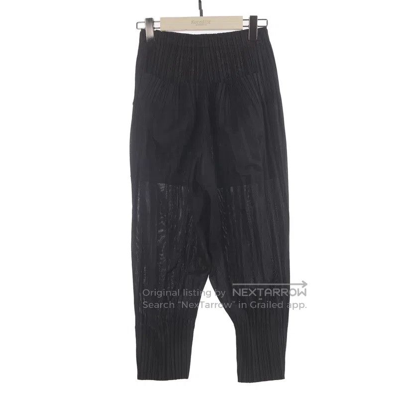 Issey Miyake Issey Miyake size:3 Black Pants Size 31" - 4 Thumbnail