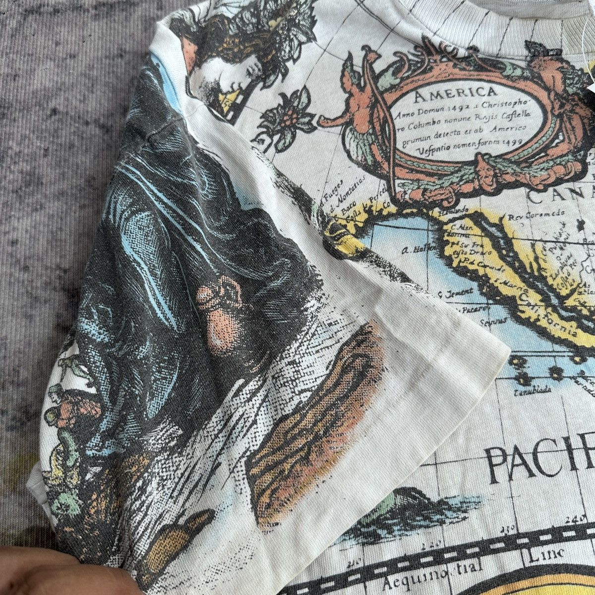 Fruit Of The Loom Vintage atlas fotl 90s Size US XXL / EU 58 / 5 - 4 Thumbnail