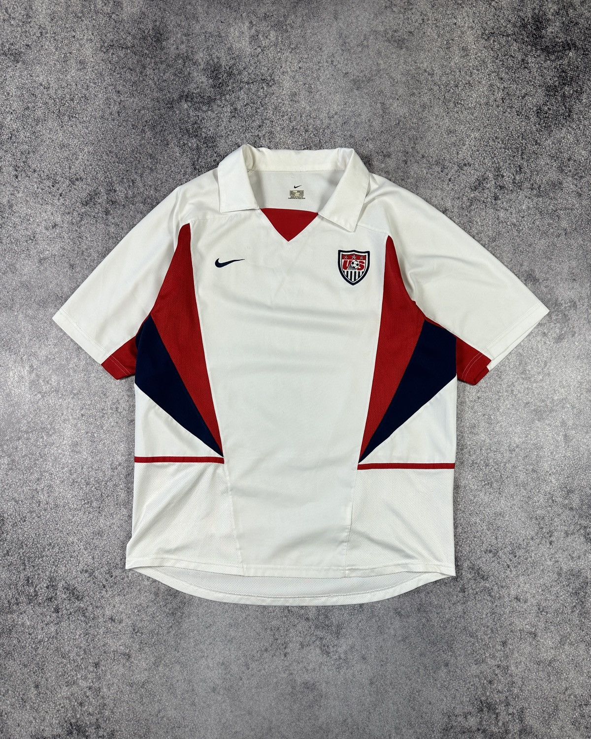 Nike Y2k vintage USA Total 90 Nike Soccer Jersey Blokecore L VTg Size US L / EU 52-54 / 3 - 1 Thumbnail