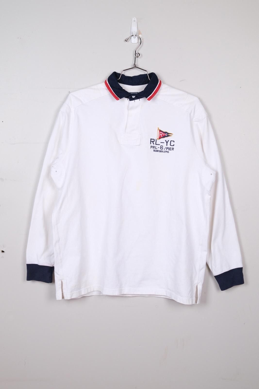 Other 90's Polo Ralph Lauren RL-YC PRL-6 / Pier Rugby Polo Size L / US 10 / IT 46 - 1 Thumbnail