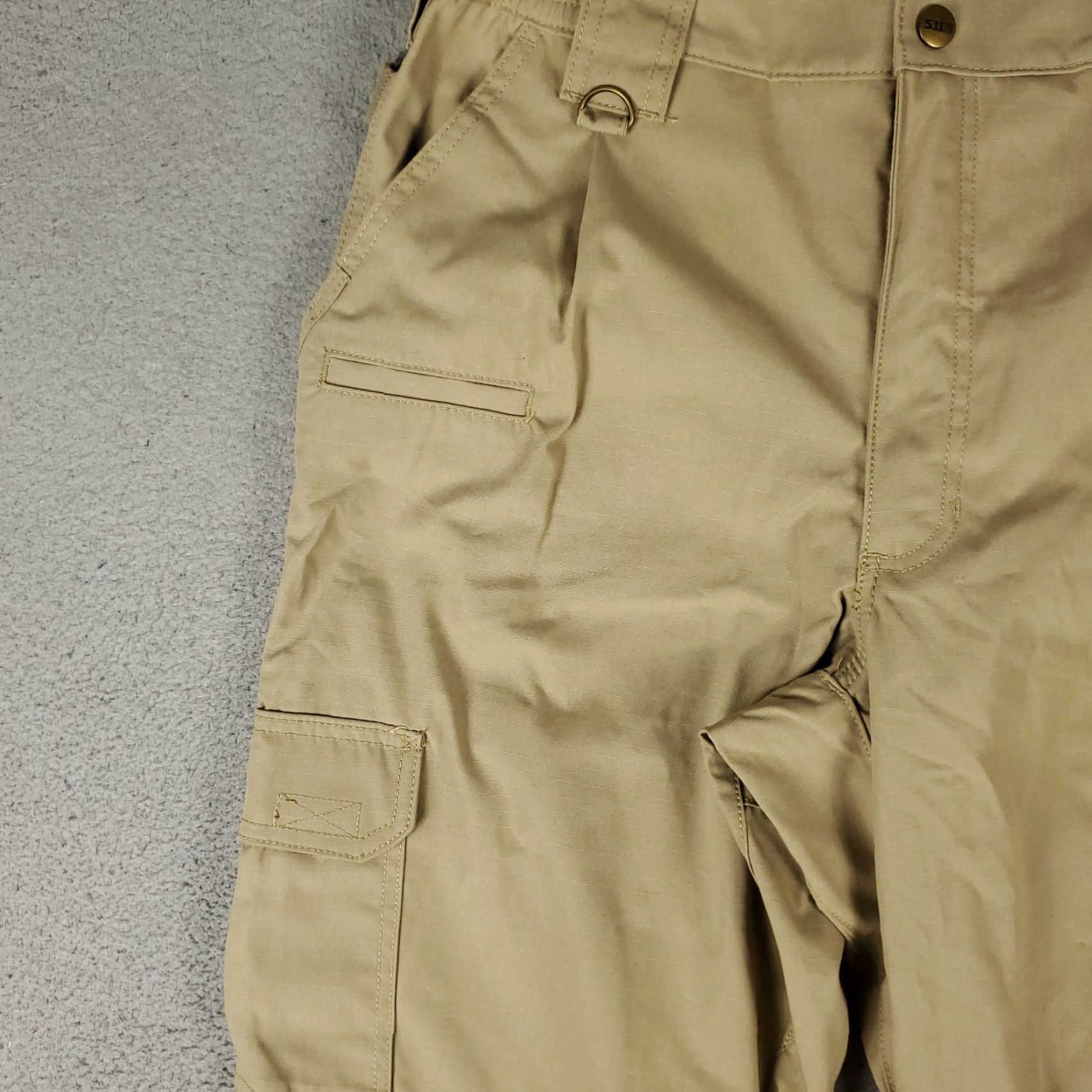 Vintage 5.11 Tactical Pants Mens 34x32 Beige Outdoors Cargo Trousers Size US 34 / EU 50 - 2 Thumbnail