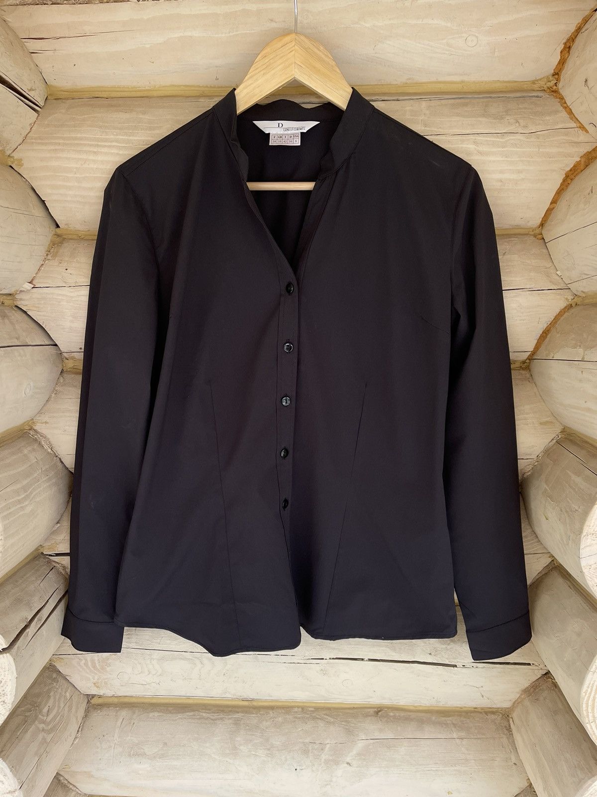 Dior 2022 Dior Uniform black longsleeve shirt Size M / US 6-8 / IT 42-44 - 1 Thumbnail