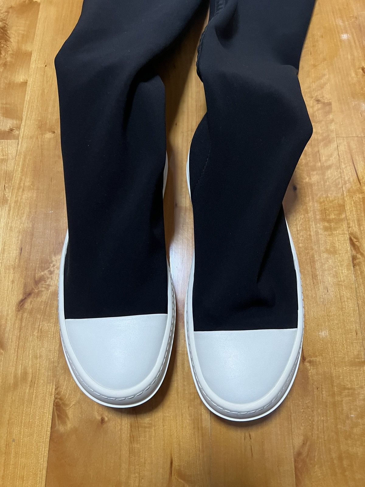 Rick Owens Drkshdw Rick owens ramones thigh high sock sz 36.5 Size US 6.5 / IT 36.5 - 2 Thumbnail