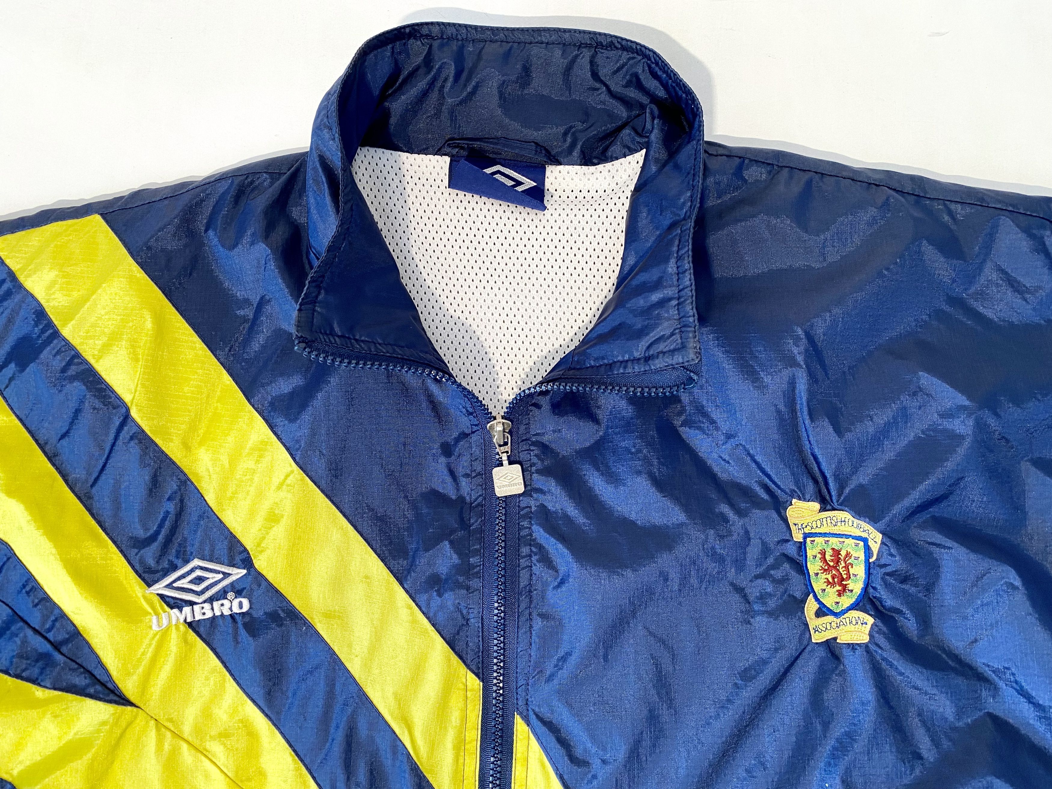 Umbro Scotland Euro 92 National Training Jacket 1992 Size US XL / EU 56 / 4 - 5 Thumbnail