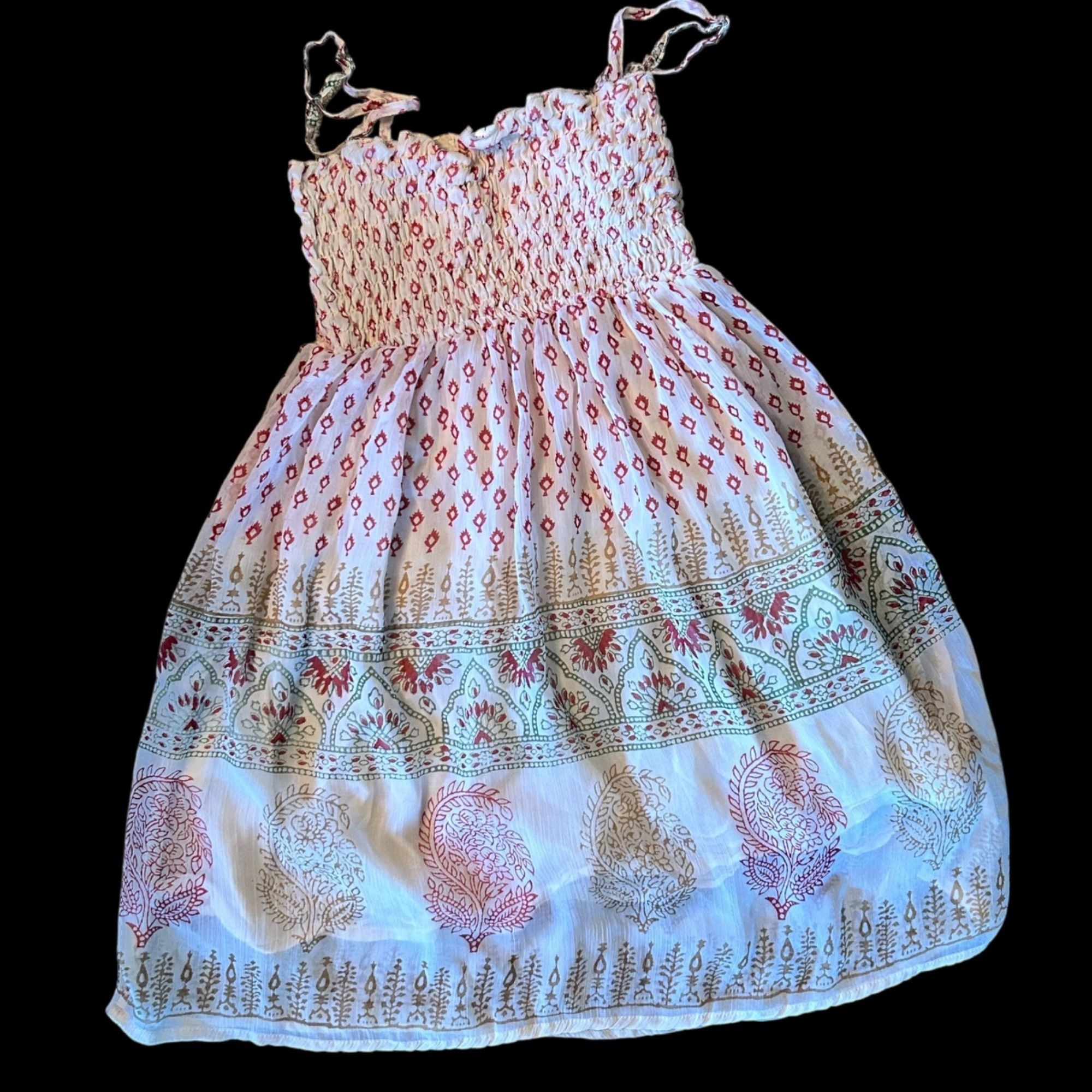 C&A Yessica By C&A Bohemian Geometric Lined Flowy Babybdoll Tuni Size S / US 4 / IT 40 - 6 Thumbnail