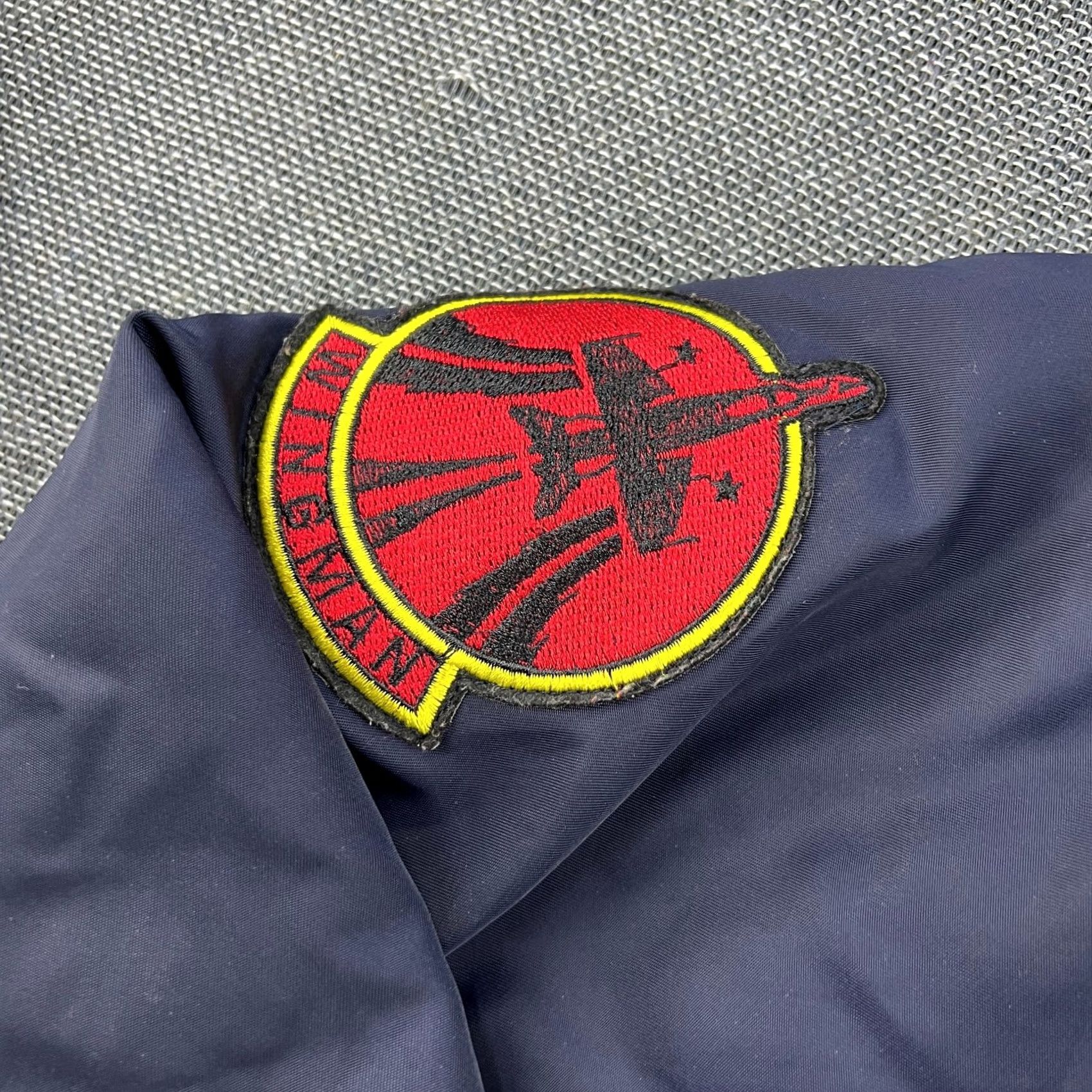 Avirex Avirex Top Gun Maverick Jacket Mens Medium MA-1 Bomber Flight Patch Navy Blue Track Jacket Full Zip Casual Vintage: No Mens Size US M / EU 48-50 / 2 - 6 Thumbnail