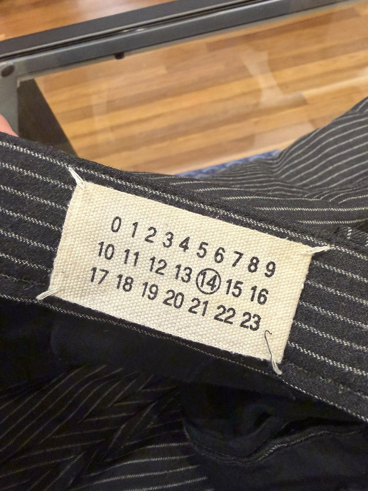 Maison Margiela Maison Margiela Wool Cashmere Pinstripe Trousers Size US 34 / EU 50 - 3 Thumbnail