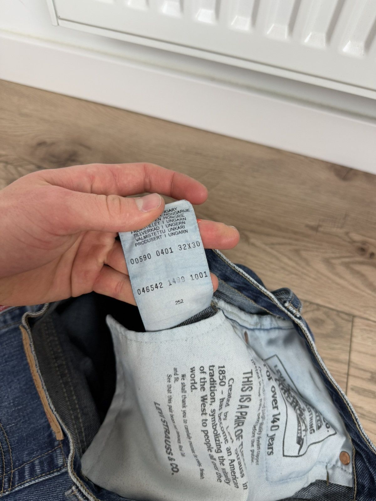 Levi's Levi's 590 baby blue jeans 32/30 Size US 32 / EU 48 - 10 Thumbnail